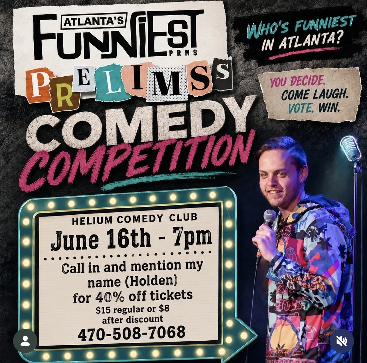 Atlanta's Funniest Prelims Comedy Competition