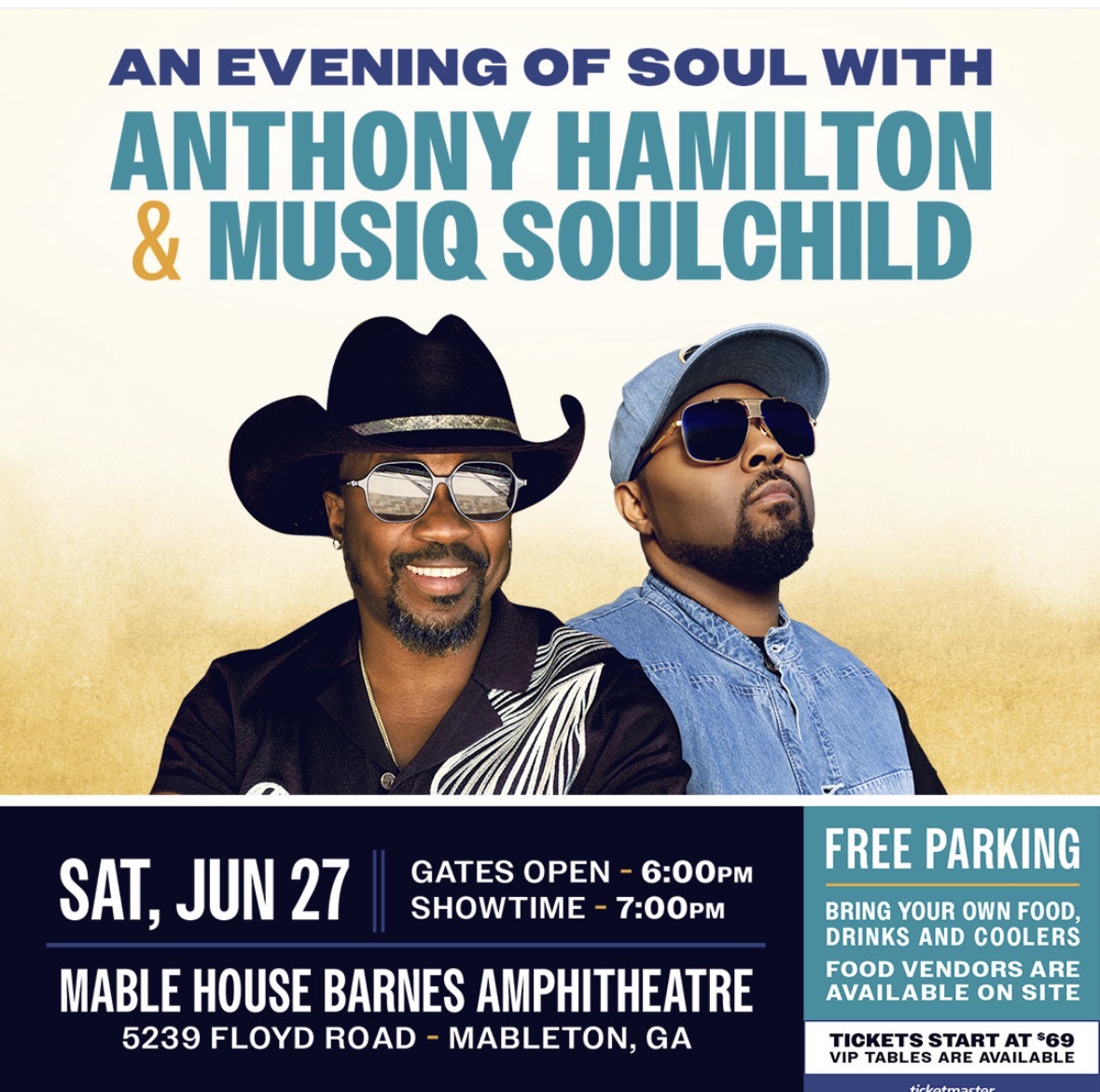 An Evening of Soul with Anthony Hamilton & Musiq Soulchild
