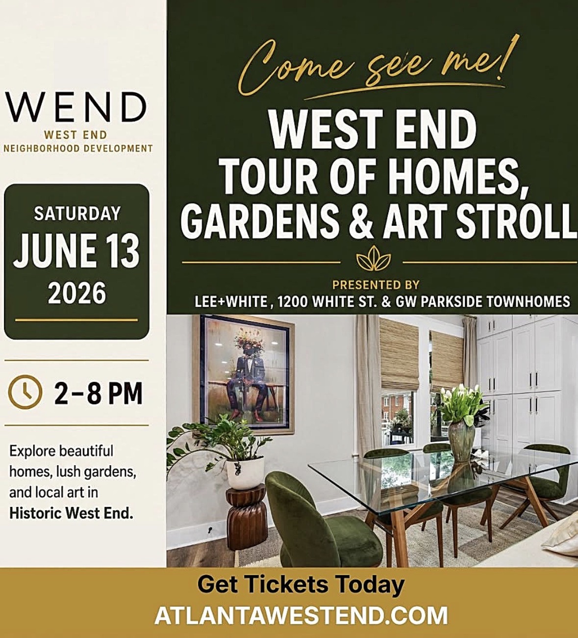 West End Tour of Homes, Gardens & Art Stroll