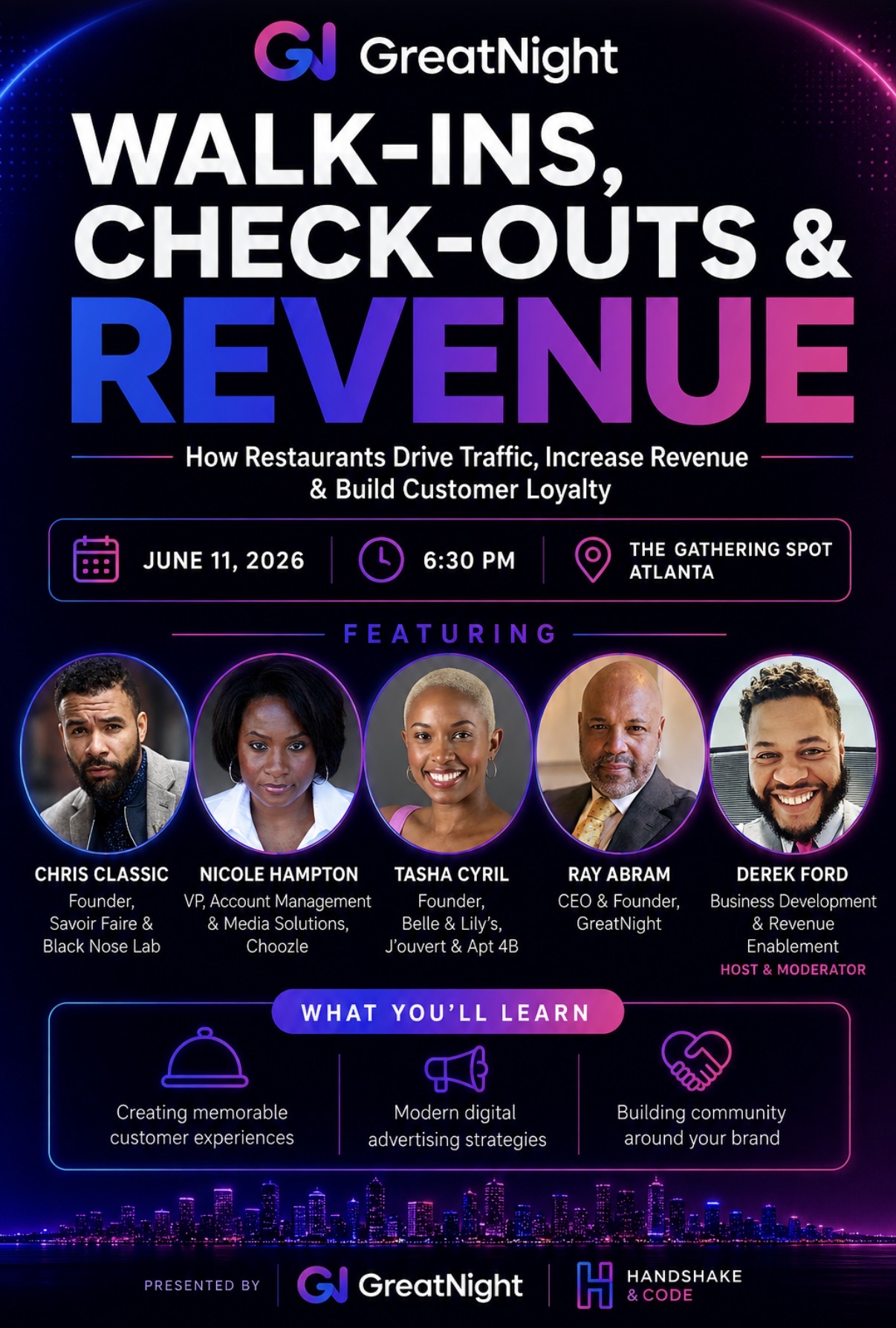 Walk-Ins, Check-Outs & Revenue