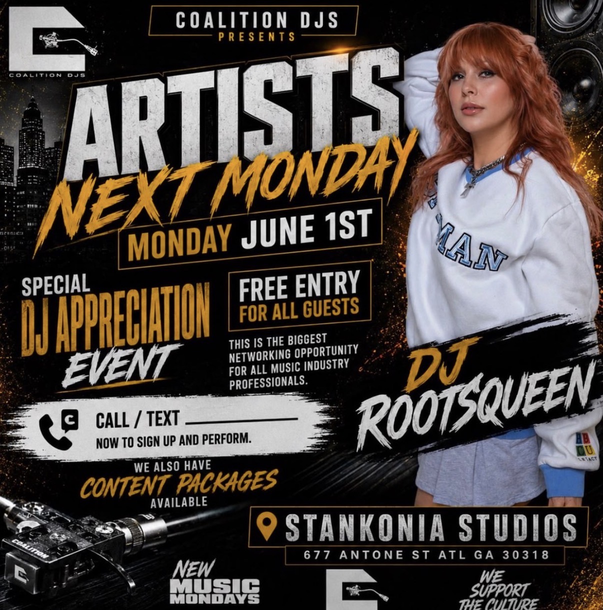 Artists Next Monday