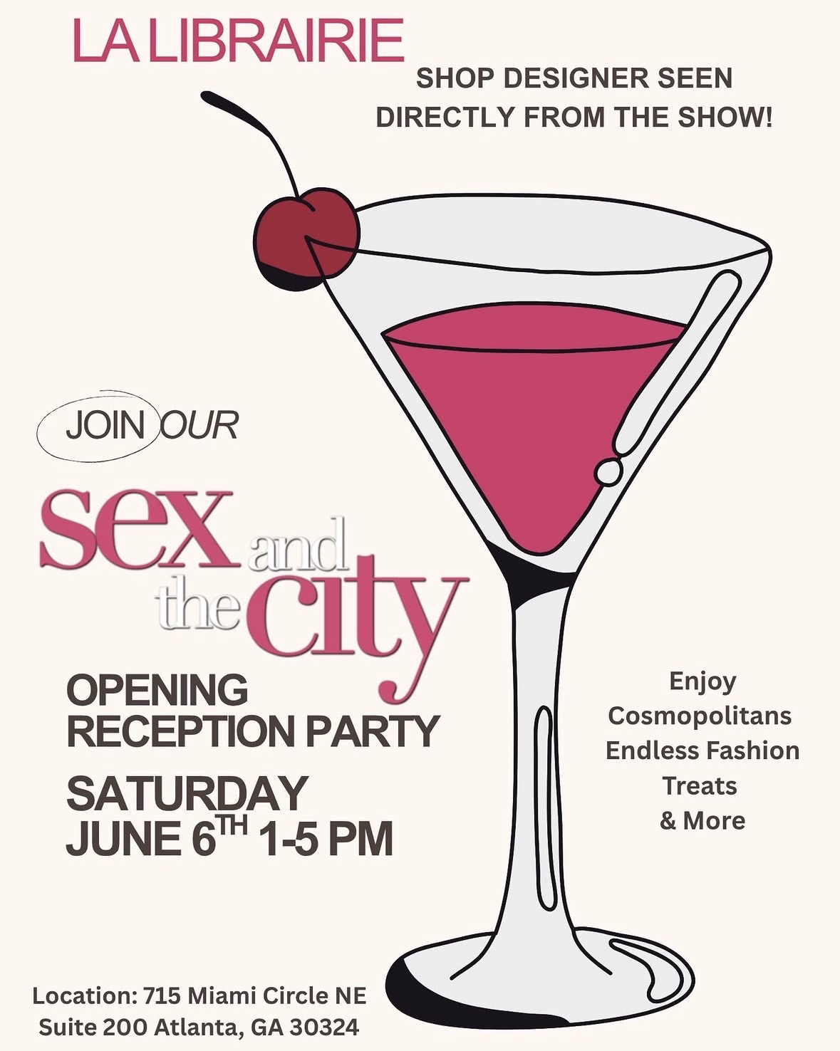 Sex and the City Opening Reception Party
