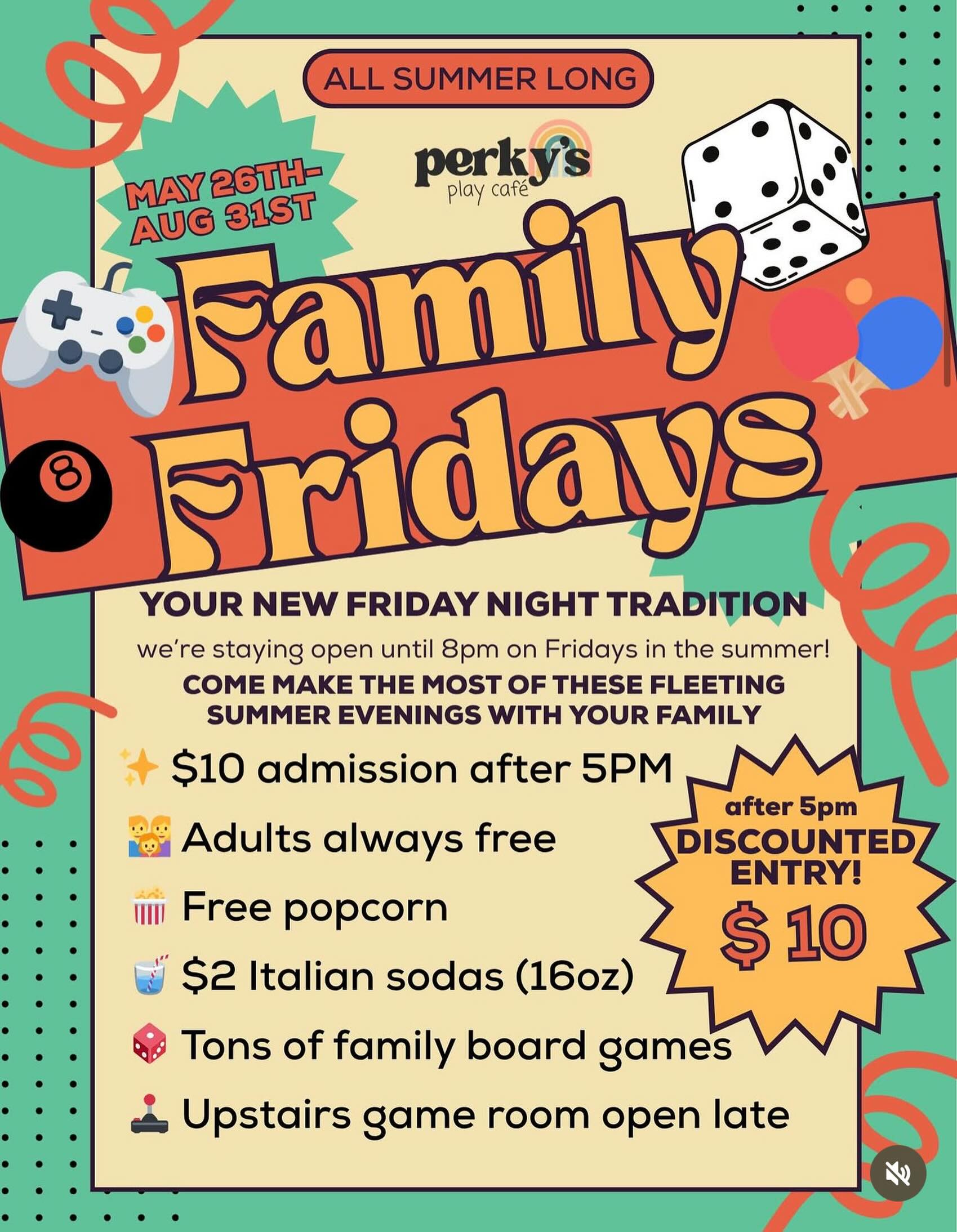 Family Fridays at Perky's Play Café