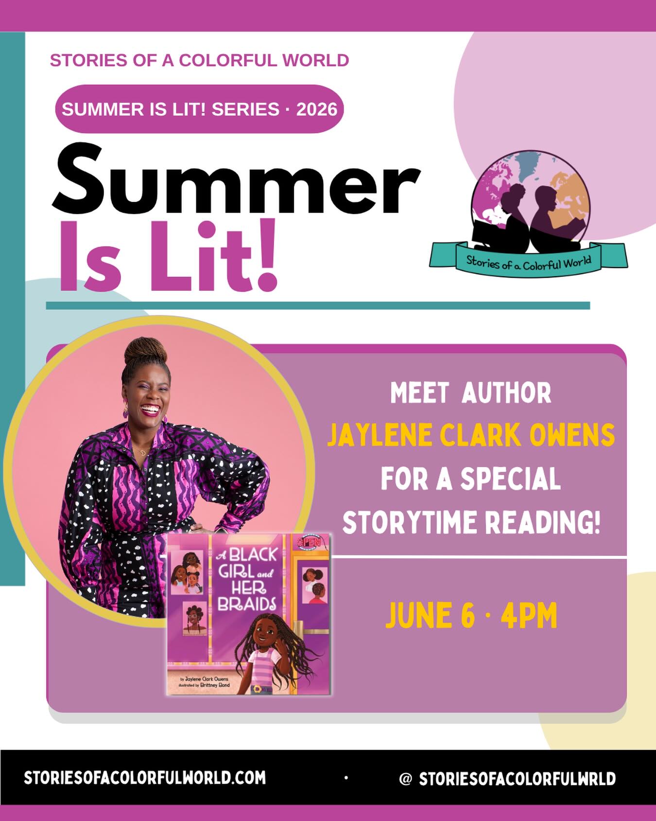Summer Is Lit! Storytime with Jaylene Clark Owens