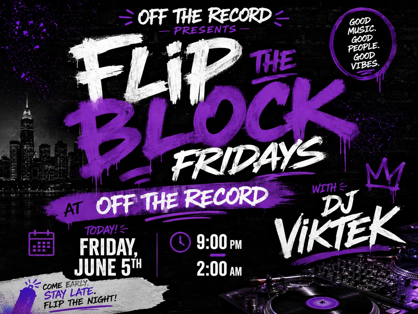 Flip The Block Fridays