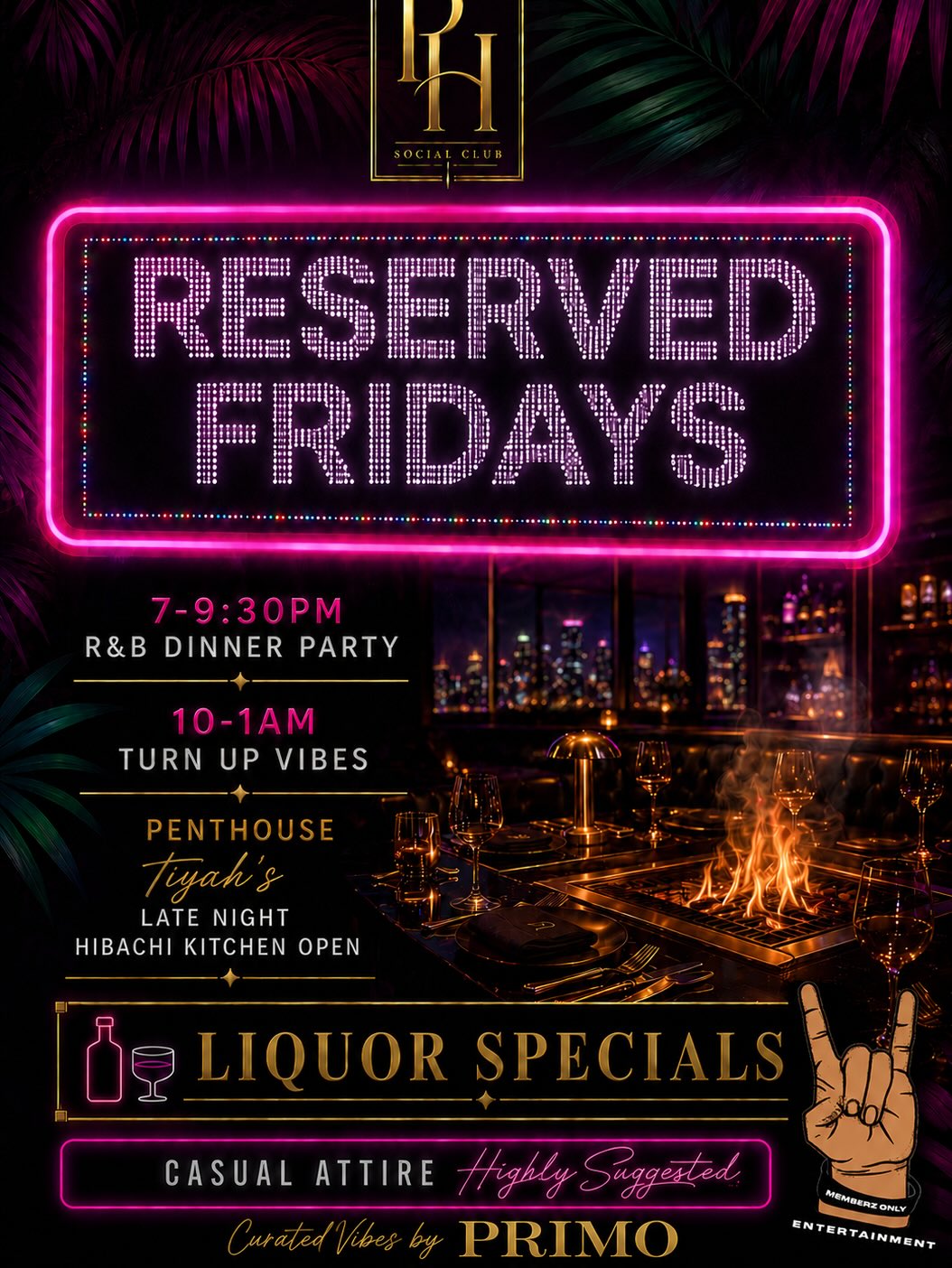 Reserved Fridays