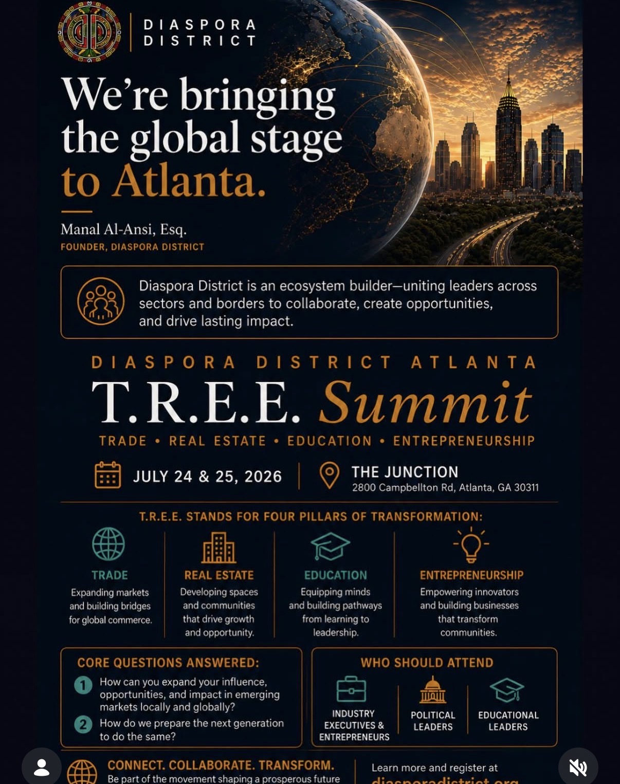 Diaspora District Atlanta T.R.E.E. Summit