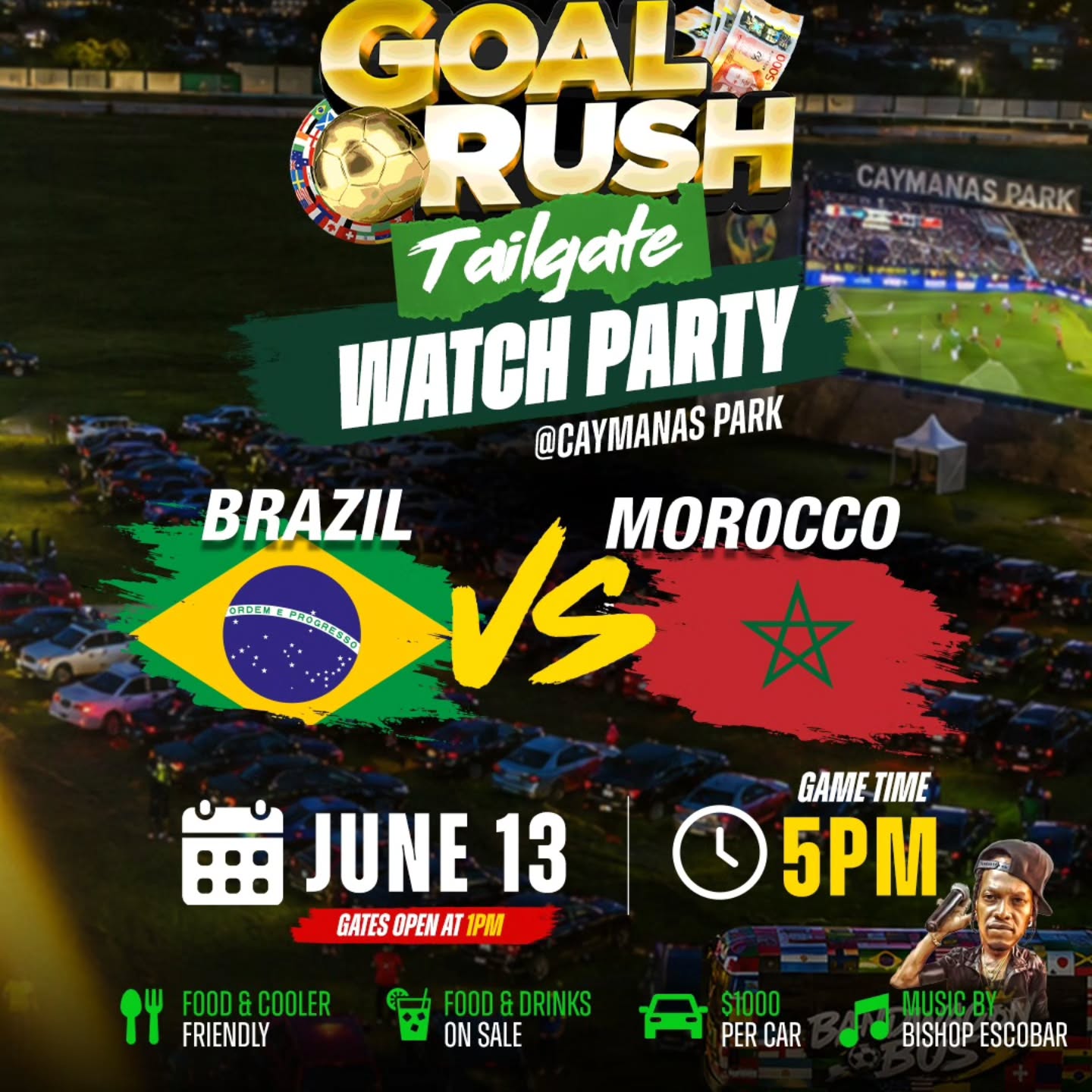 Goal Rush Tailgate Watch Party