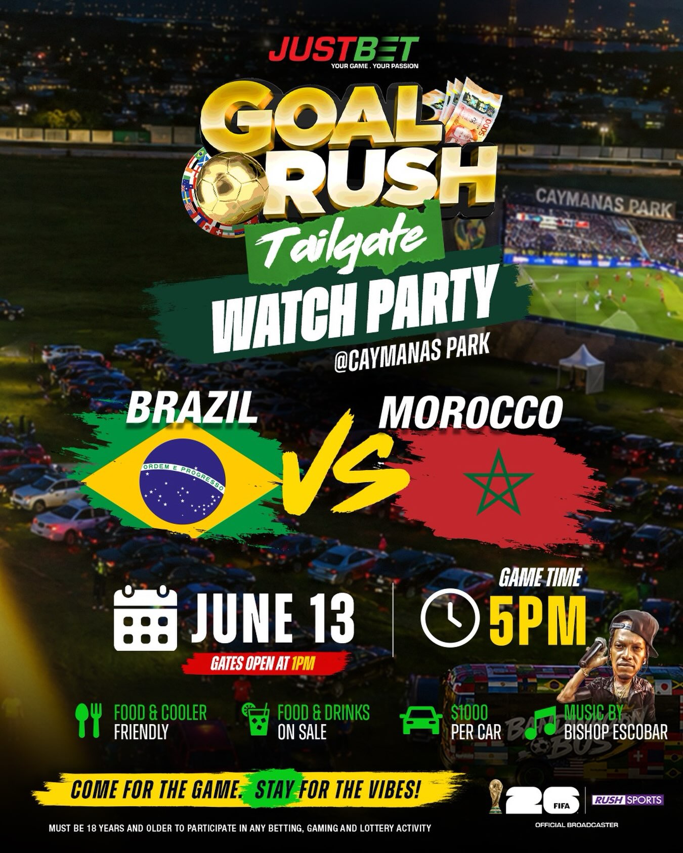 Goal Rush Tailgate Watch Party
