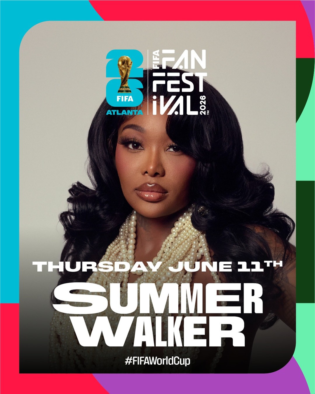 Summer Walker at FIFA Fan Festival Atlanta 2026