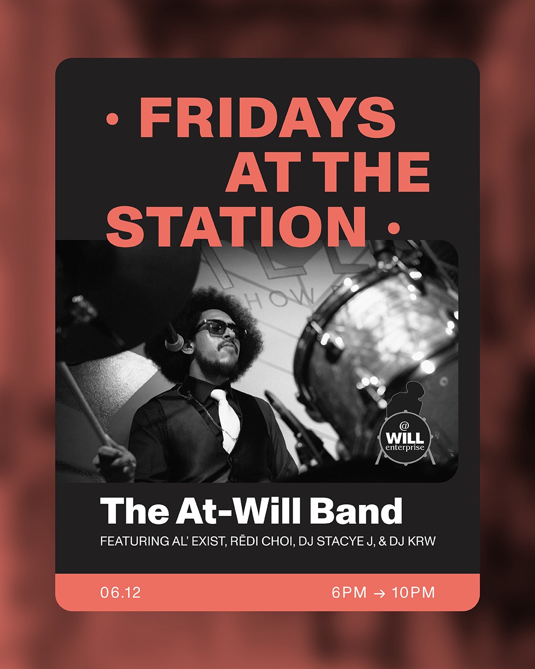 Fridays at the Station featuring The At-Will Band