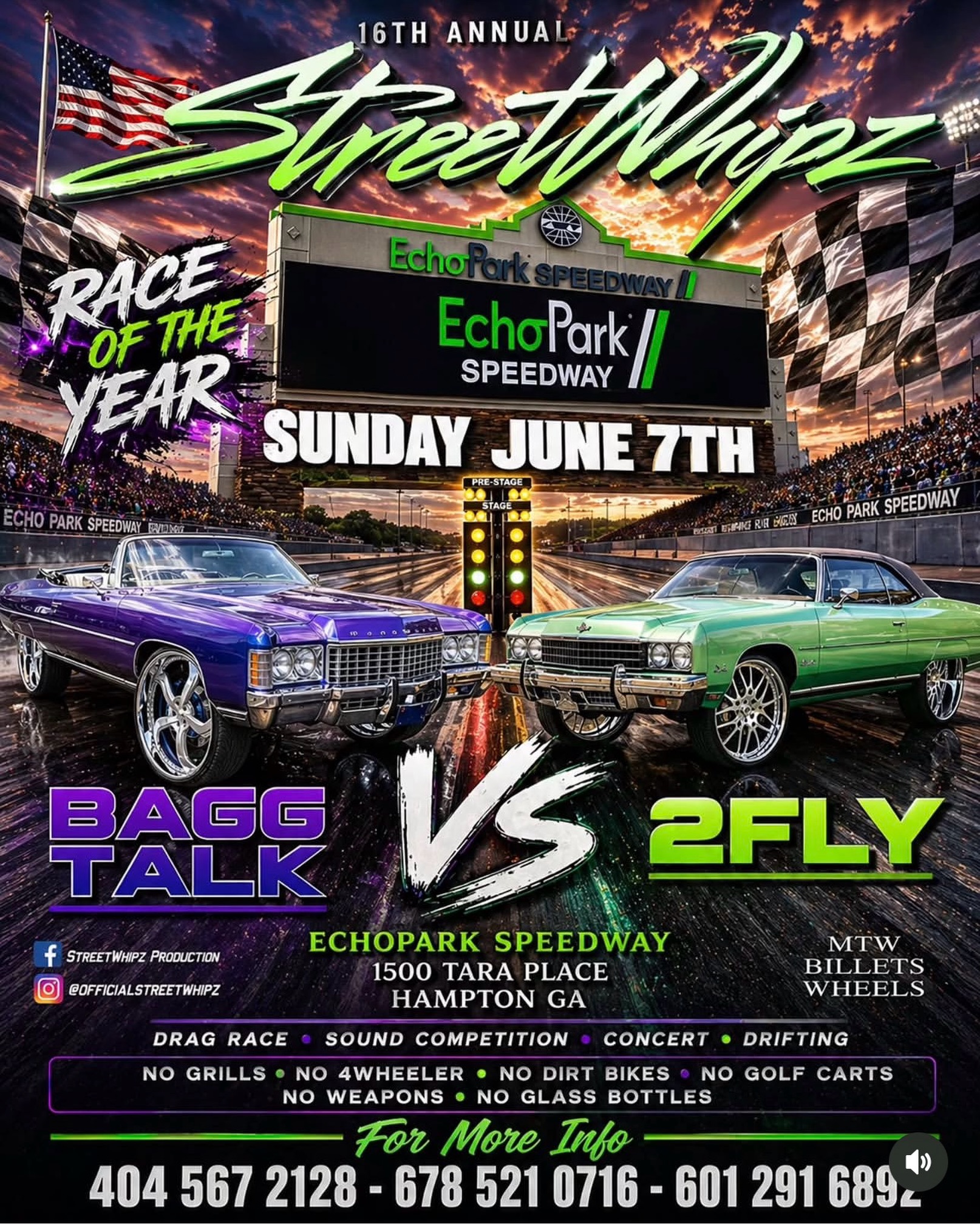 16th Annual Street Whipz - Race of the Year