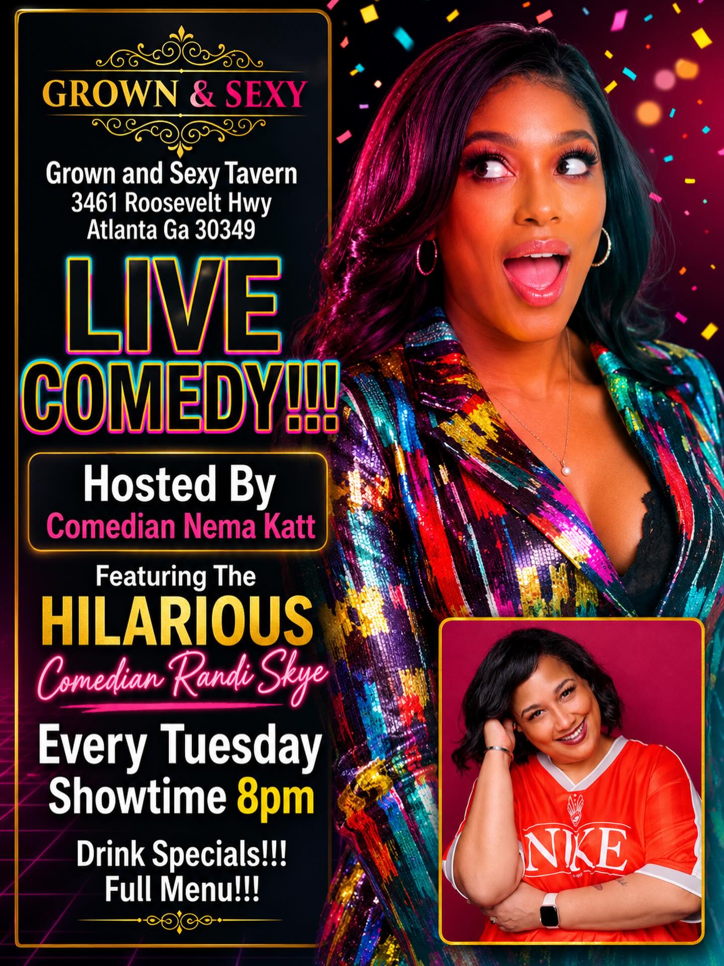 Live Comedy at Grown & Sexy Tavern