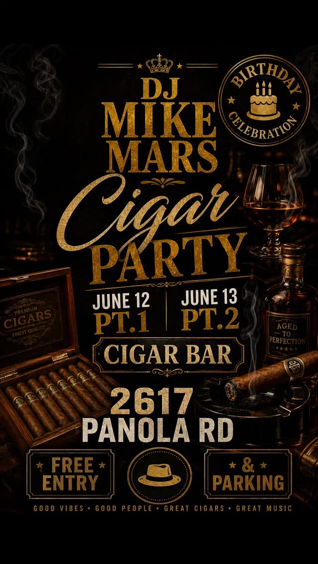 DJ Mike Mars Cigar Party - Birthday Celebration