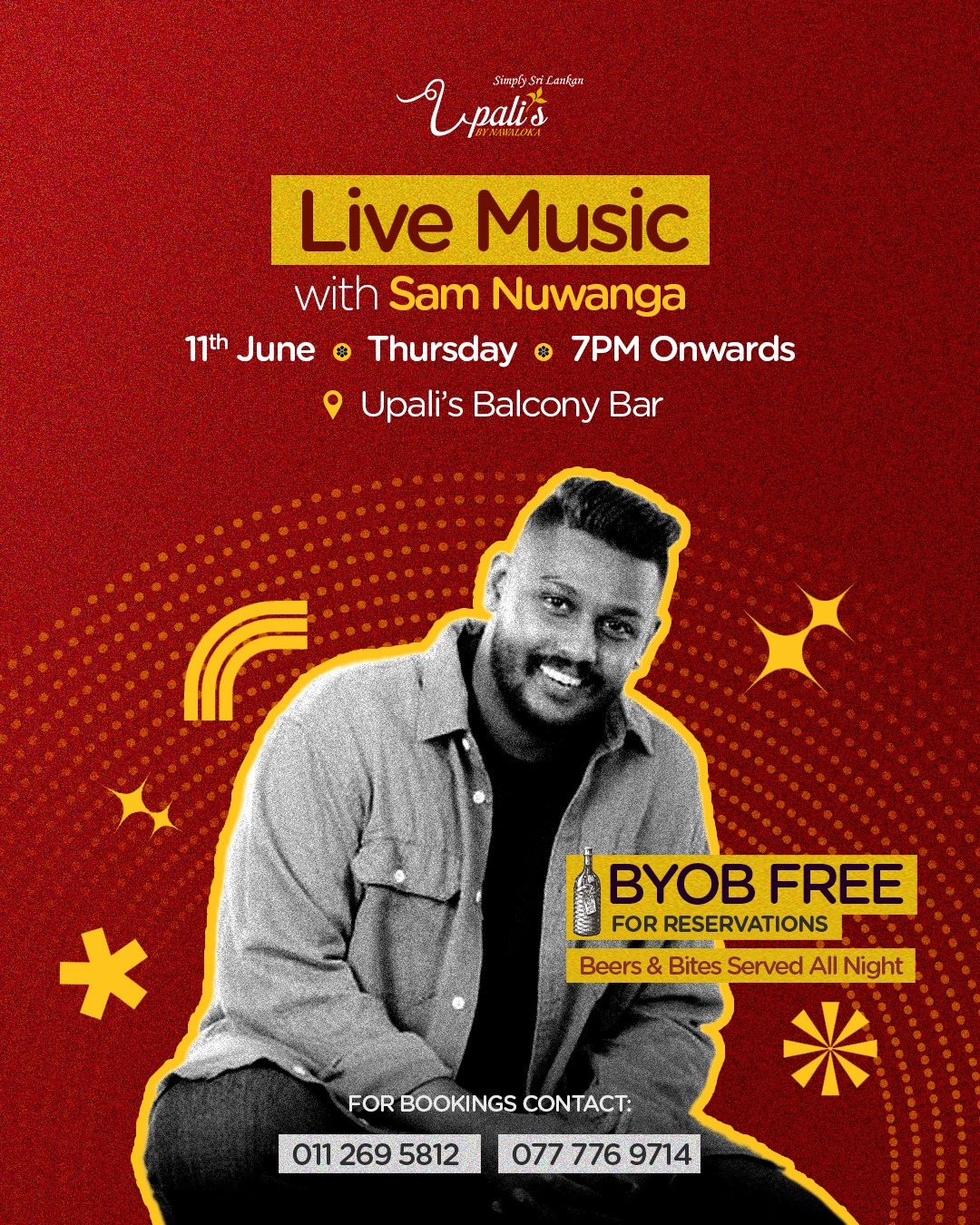 Live Music with Sam Nuwanga
