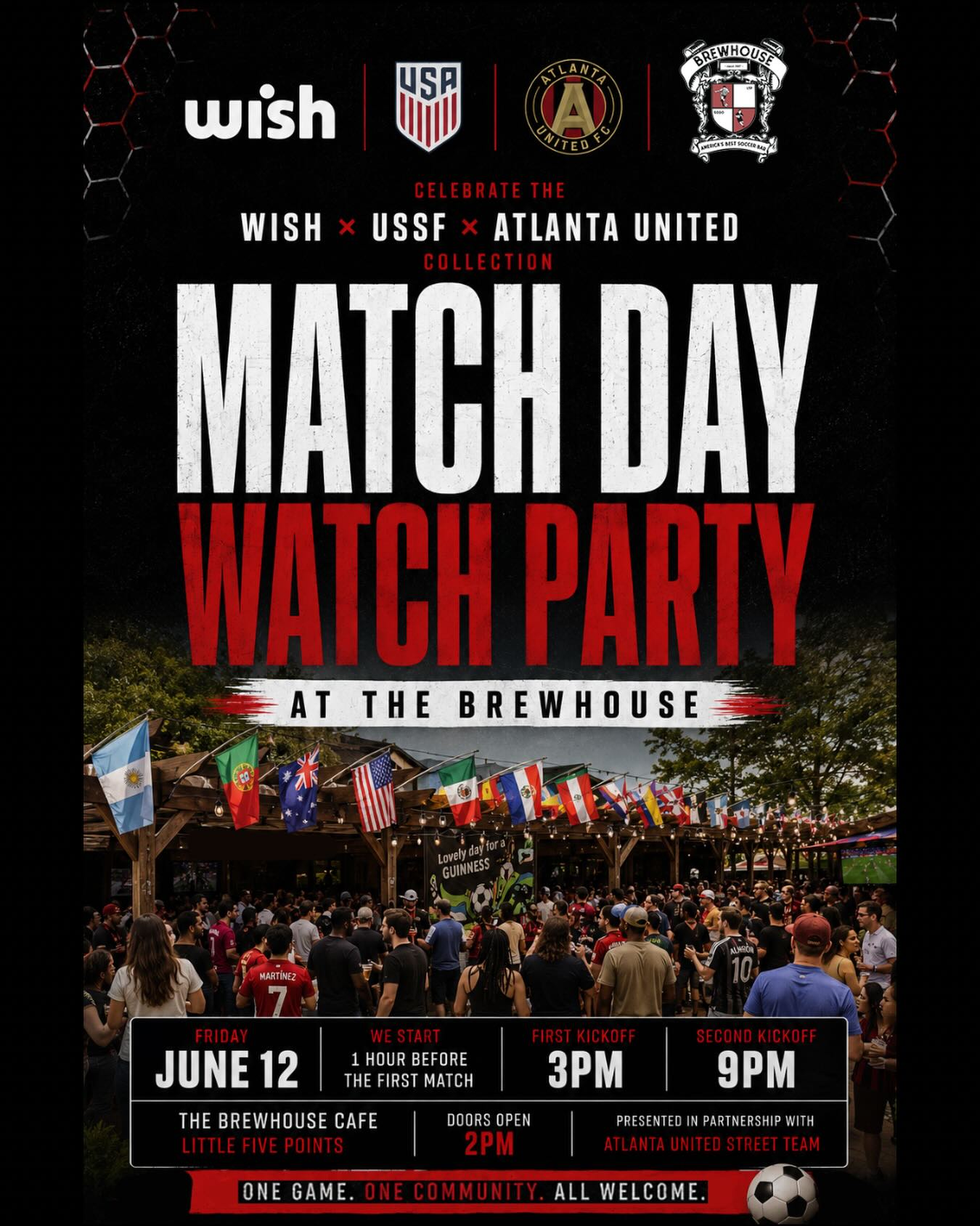 Match Day Watch Party at The Brewhouse