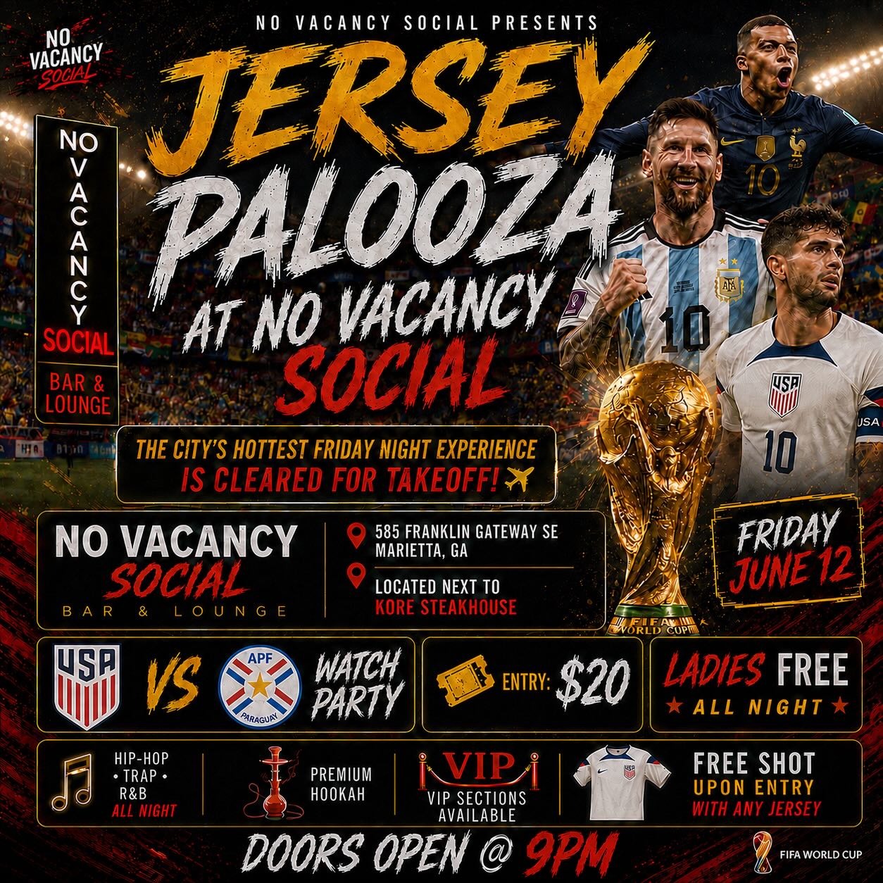 Jersey Palooza at No Vacancy Social