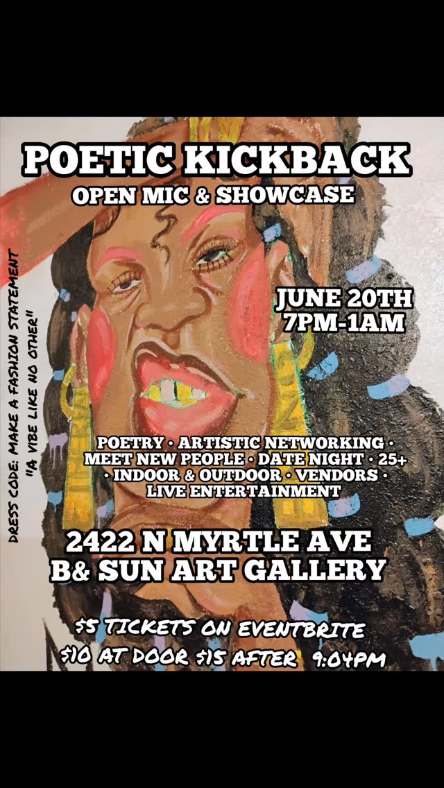 Poetic Kickback: Open Mic & Showcase