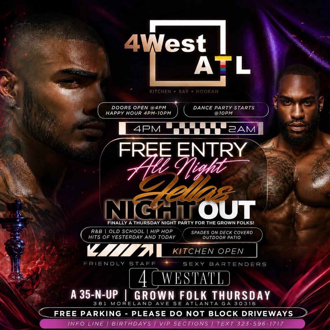 Fellas Night Out – Grown Folk Thursday