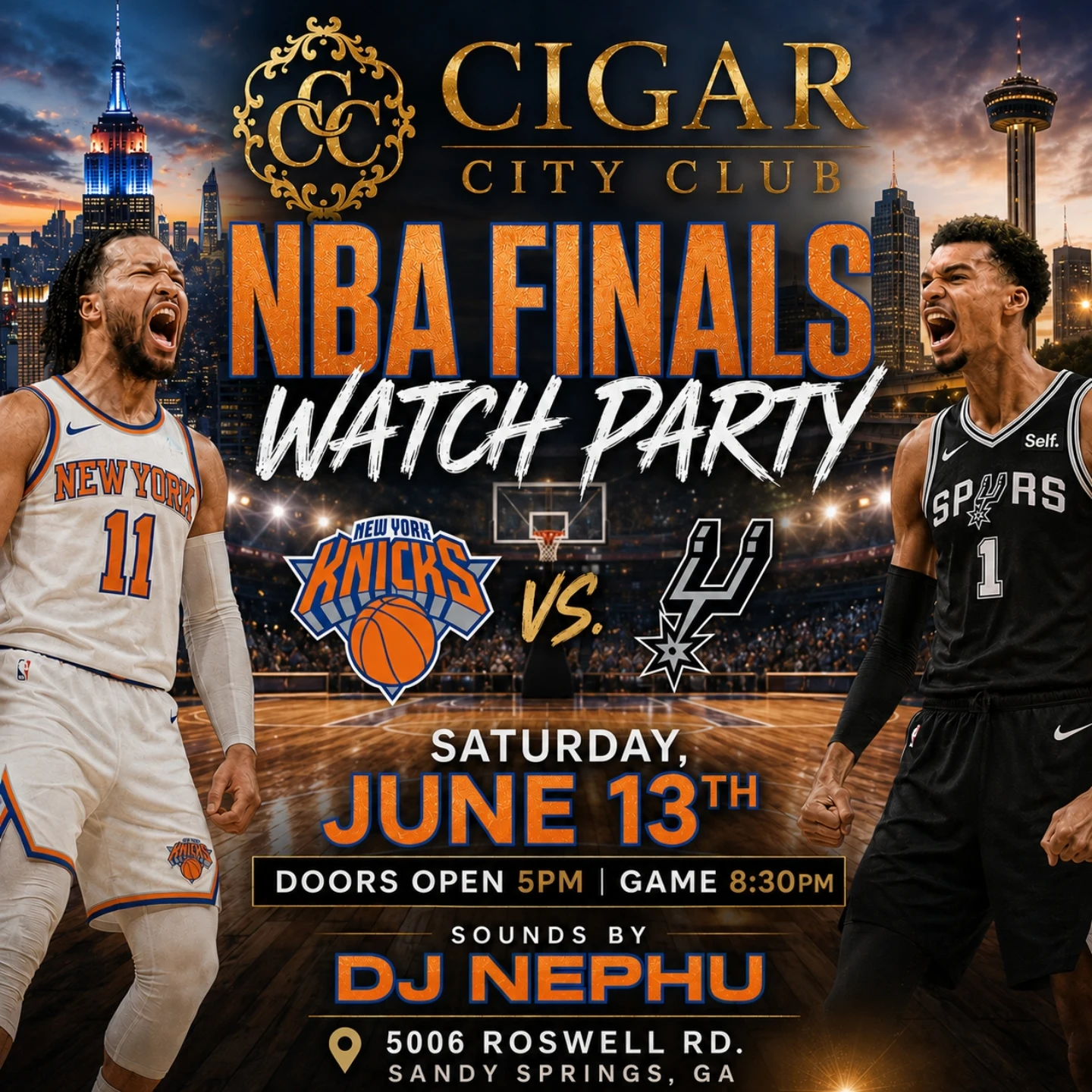 NBA Finals Watch Party – New York Knicks vs. San Antonio Spurs