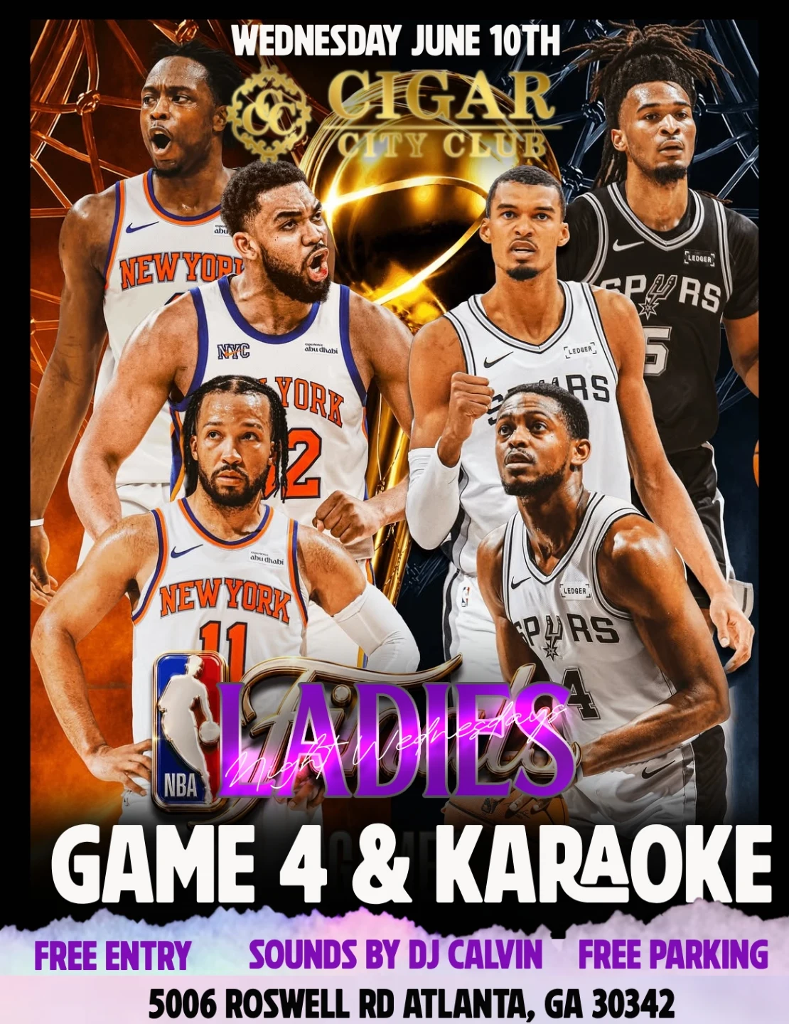 Ladies Night Wednesdays – Game 4 & Karaoke
