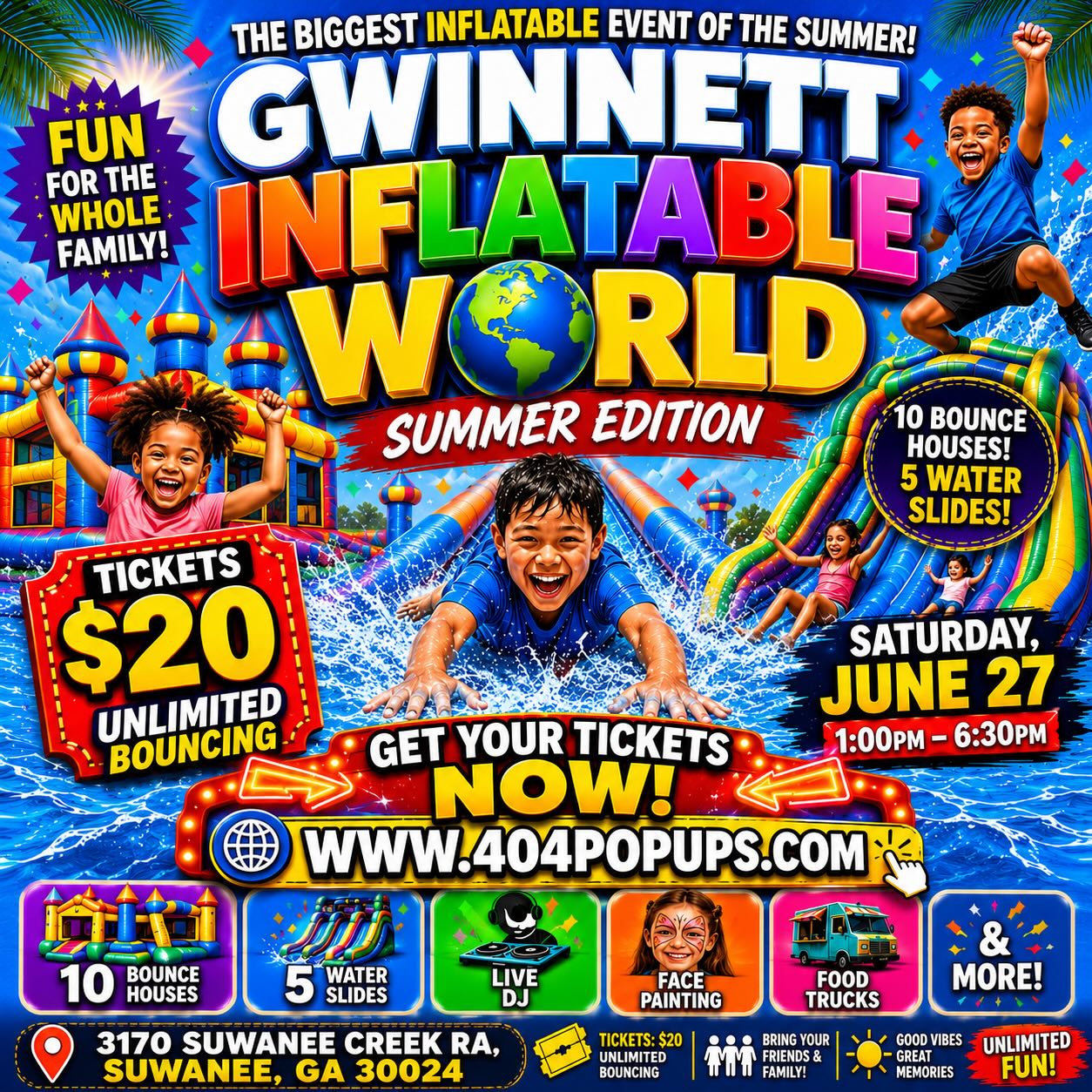 Gwinnett Inflatable World - Summer Edition