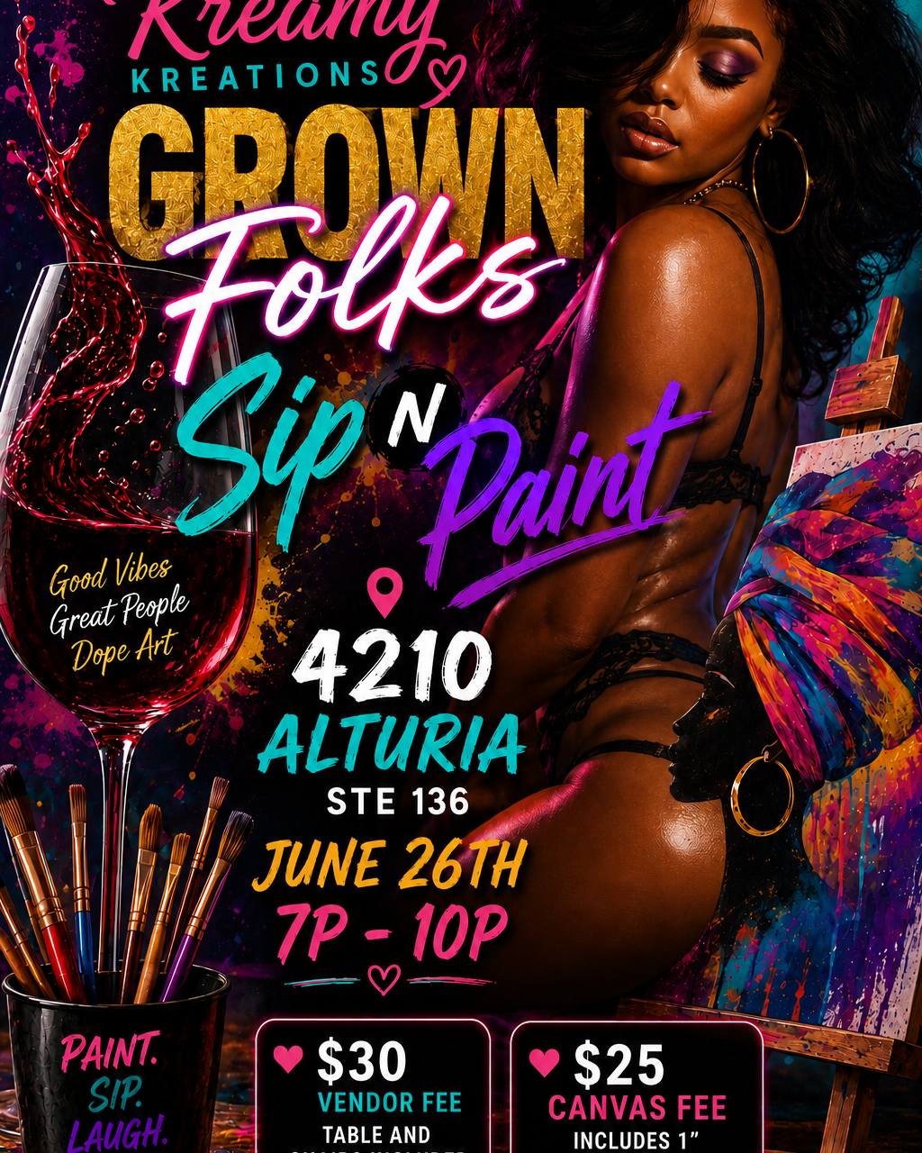 Grown Folks Sip N Paint