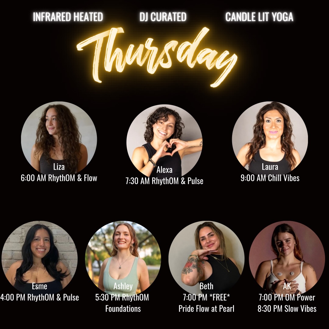 Thursday Infrared Heated DJ Curated Candle Lit Yoga