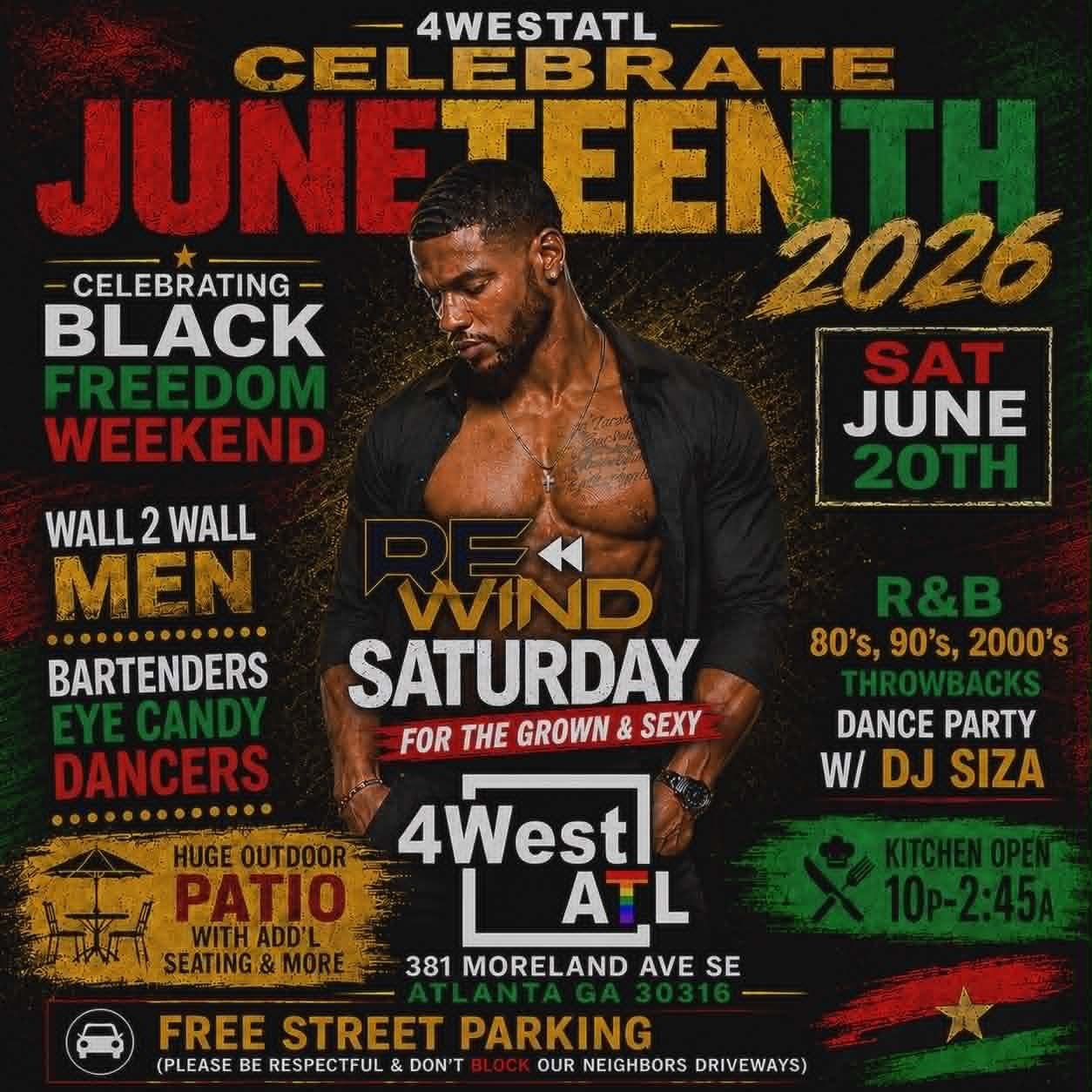 Rewind Saturday – Juneteenth 2026 | Black Freedom Weekend