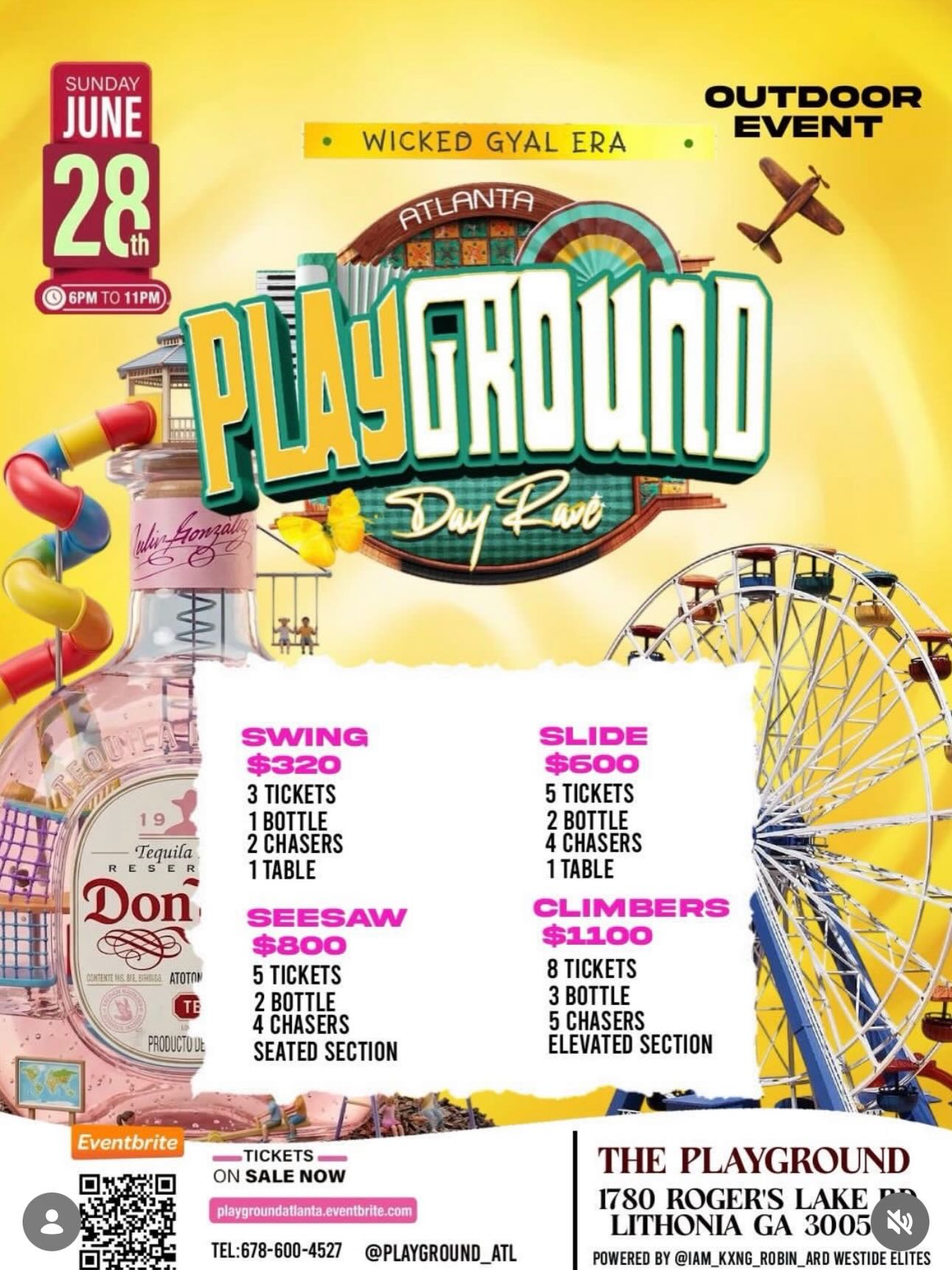 Atlanta Playground Day Rave - Wicked Gyal Era