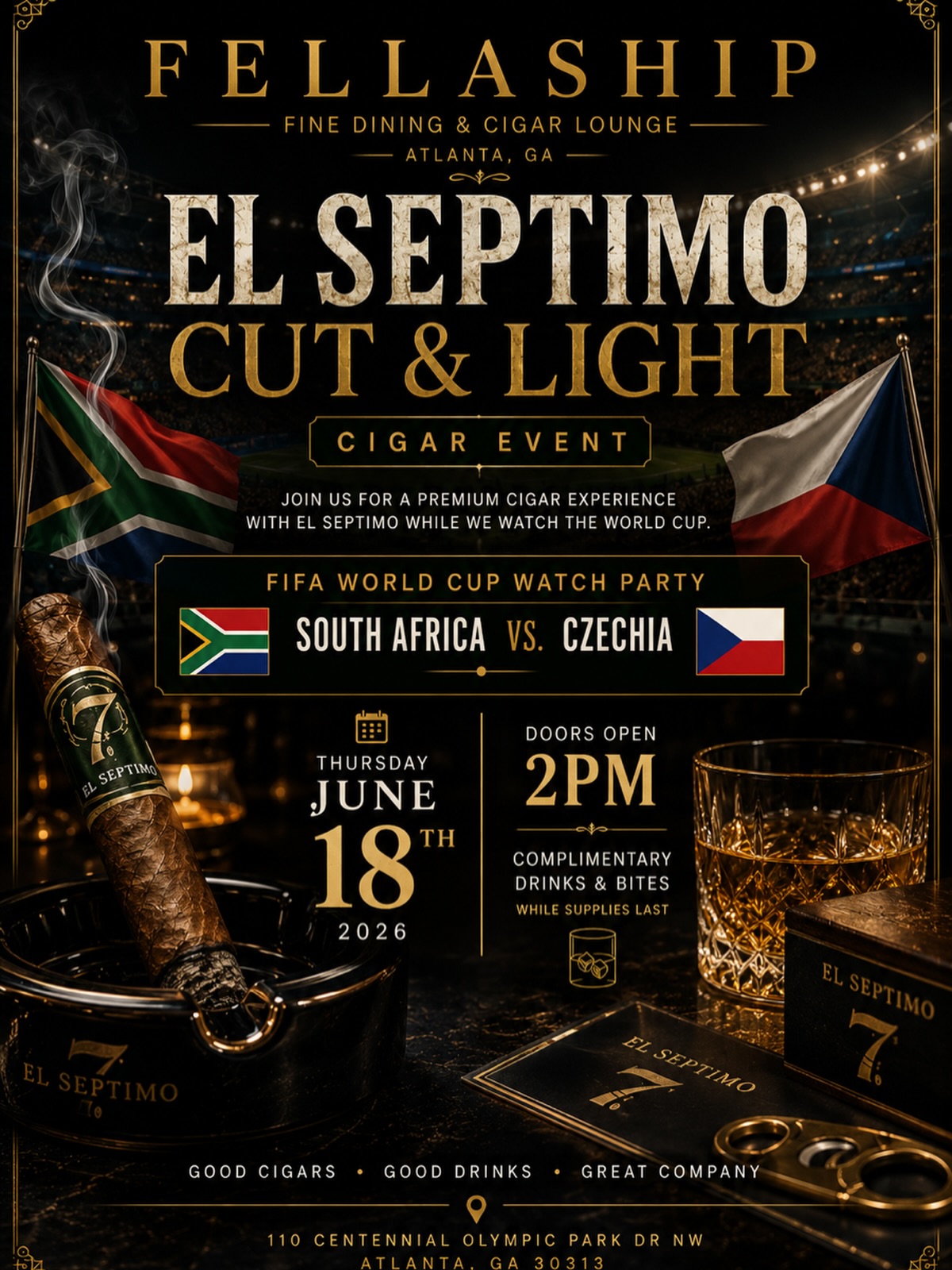 El Septimo Cut & Light Cigar Event