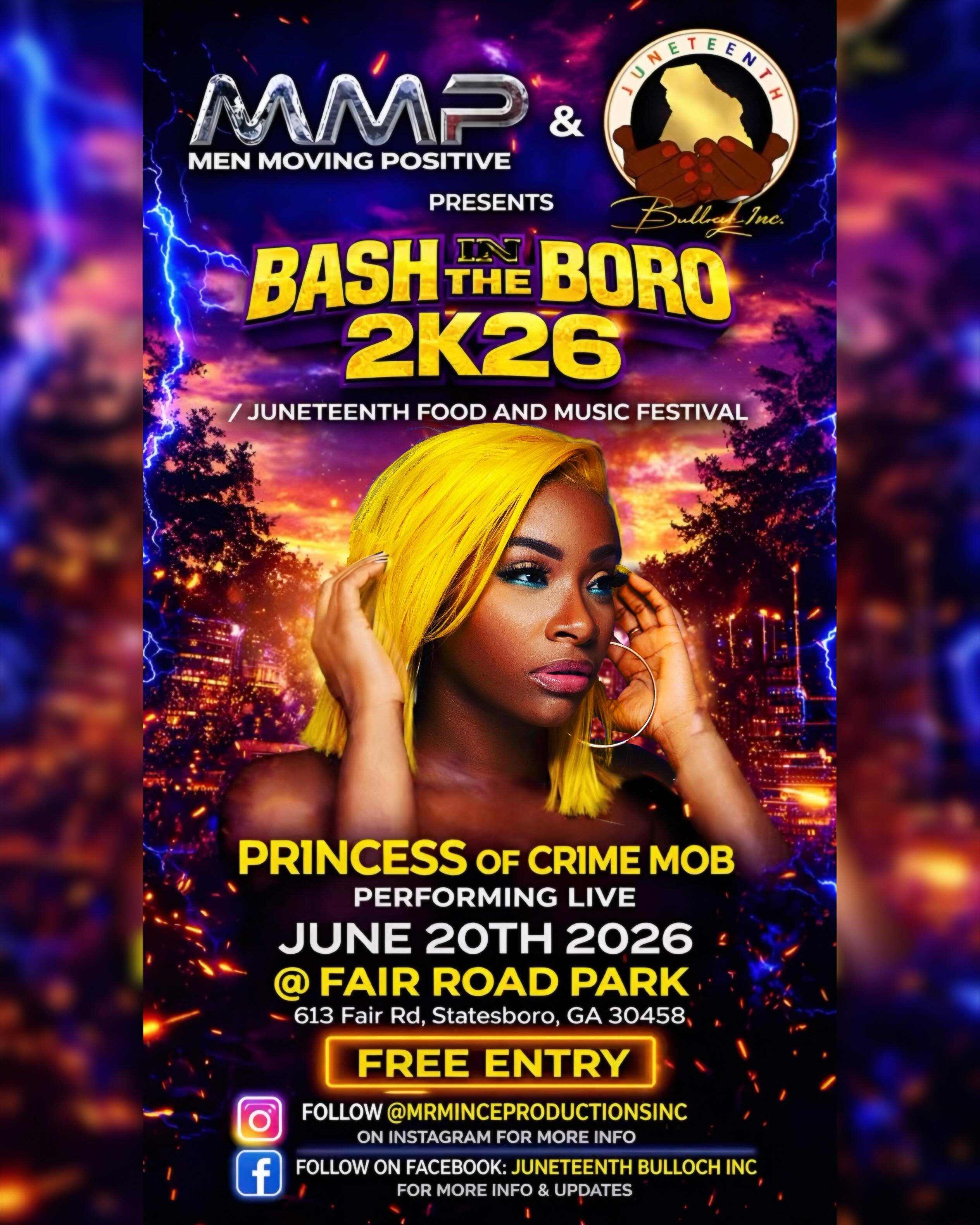 Bash in the Boro 2K26 / Juneteenth Food and Music Festival