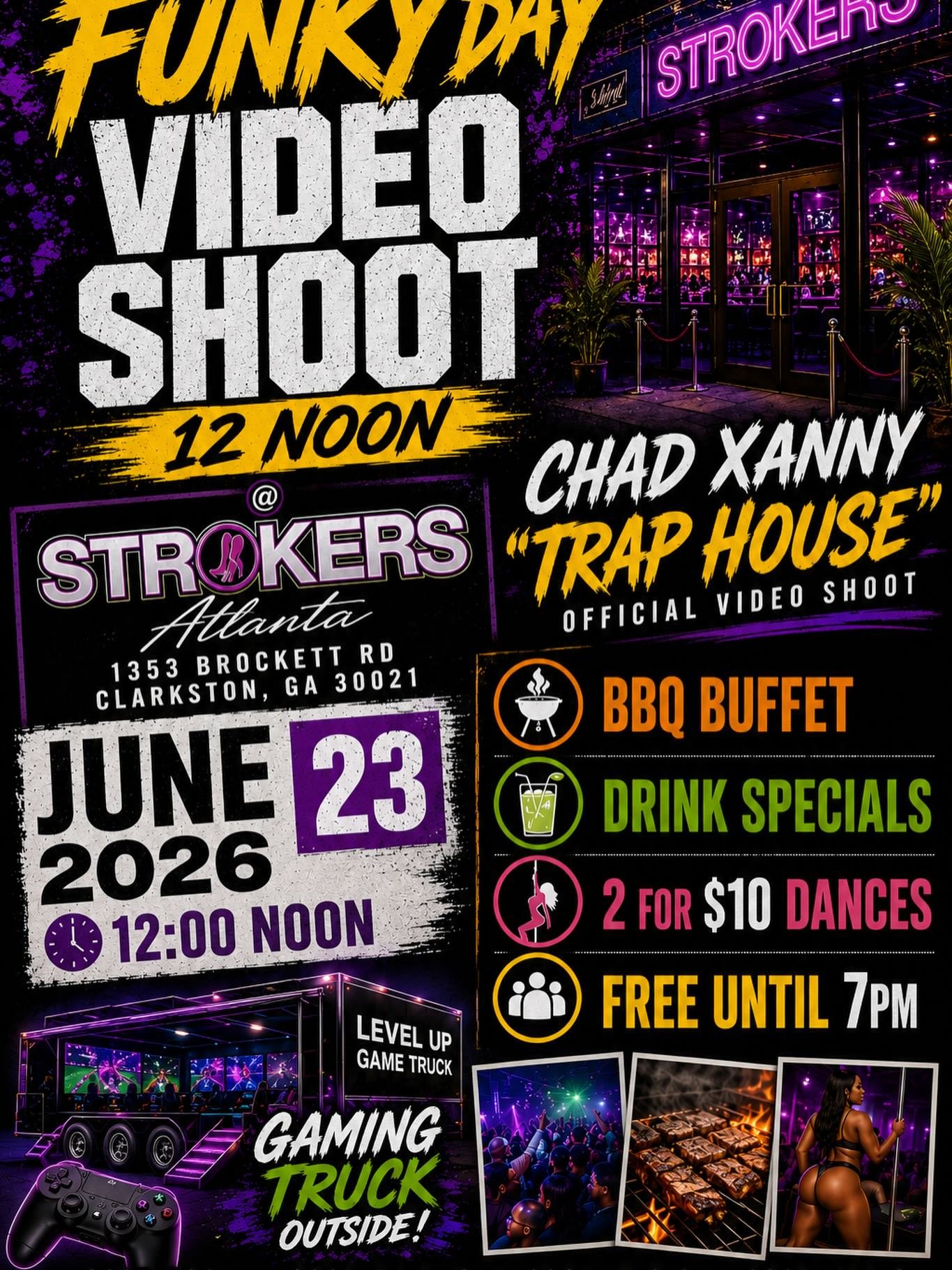 Funky Day Video Shoot - Chad Xanny "Trap House" Official Video Shoot