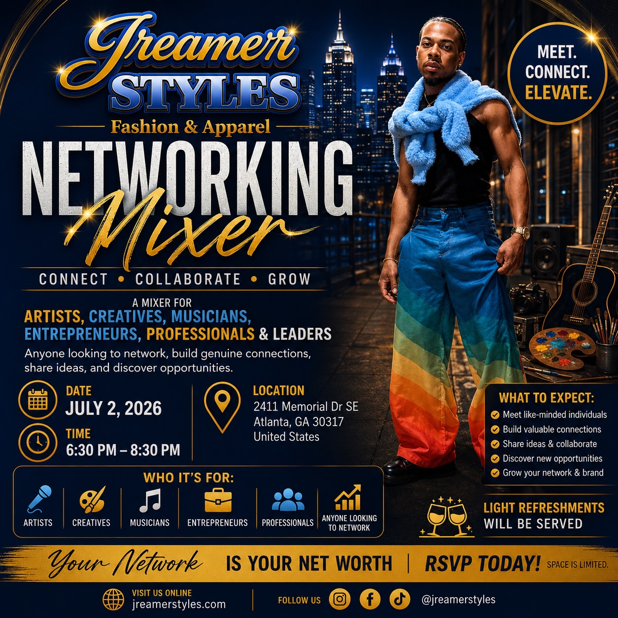 Jreamer Styles Fashion & Apparel Networking Mixer