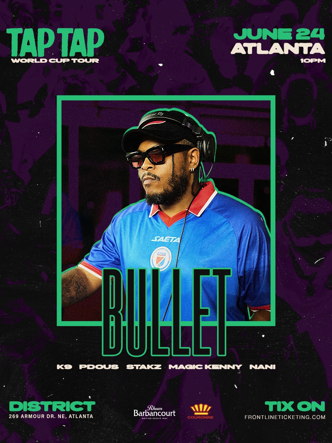 Tap Tap World Cup Tour featuring Bullet
