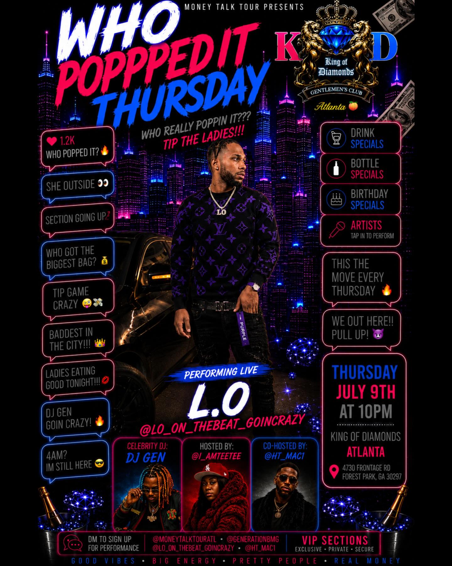 Who Popped It Thursday