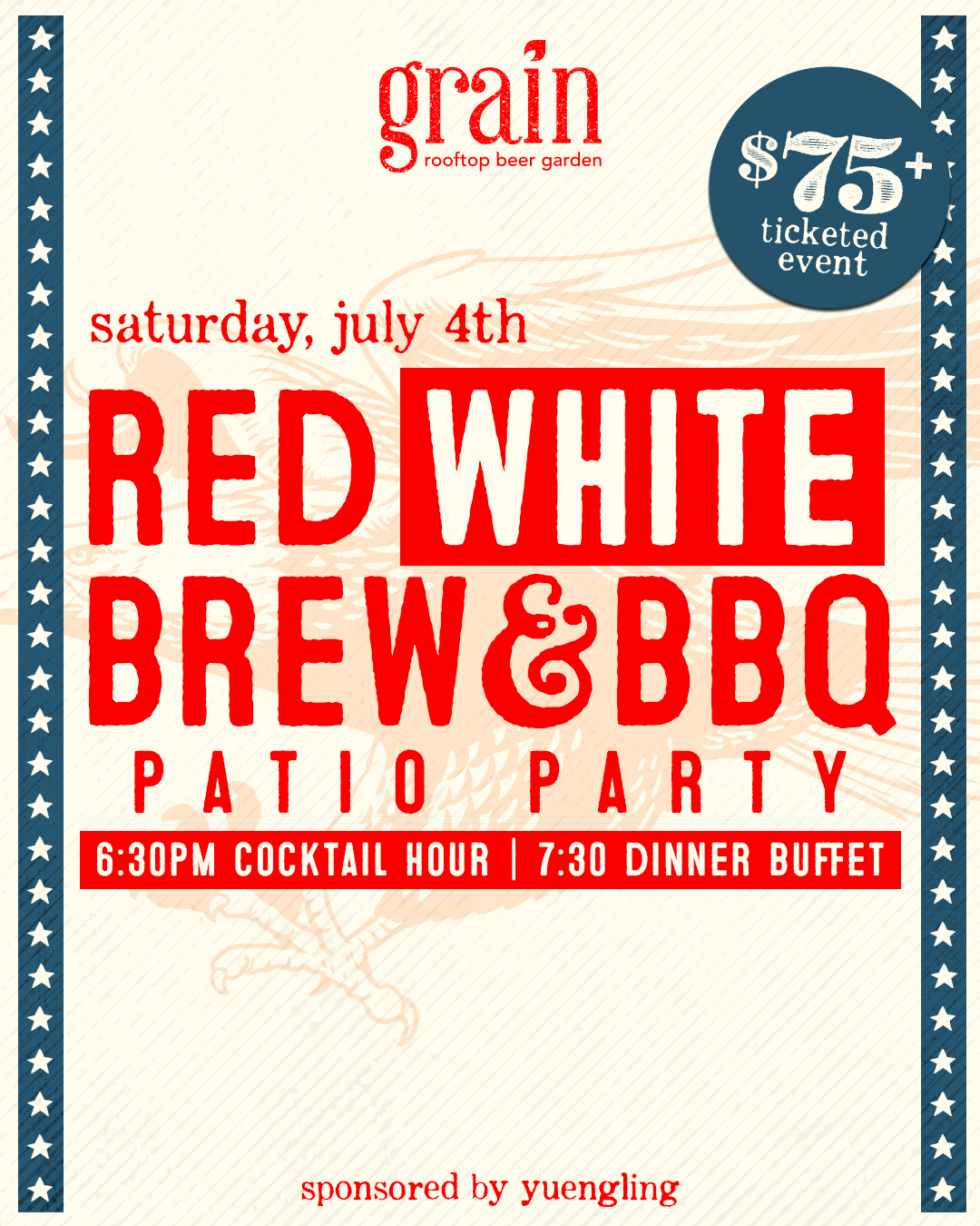 Red White Brew & BBQ Patio Party