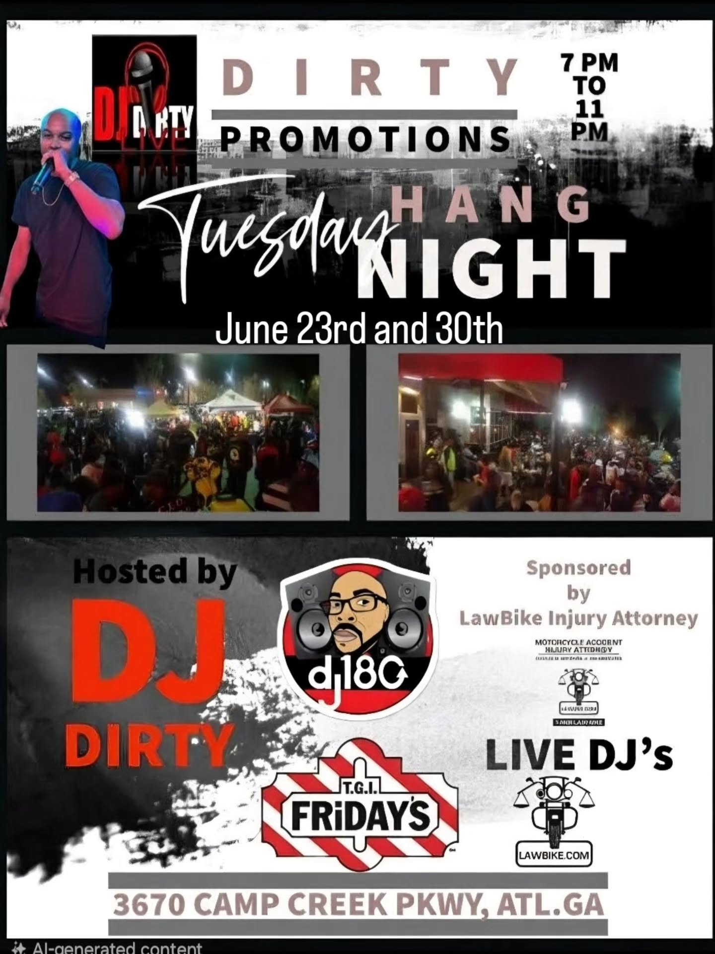 Dirty Promotions Tuesday Hang Night