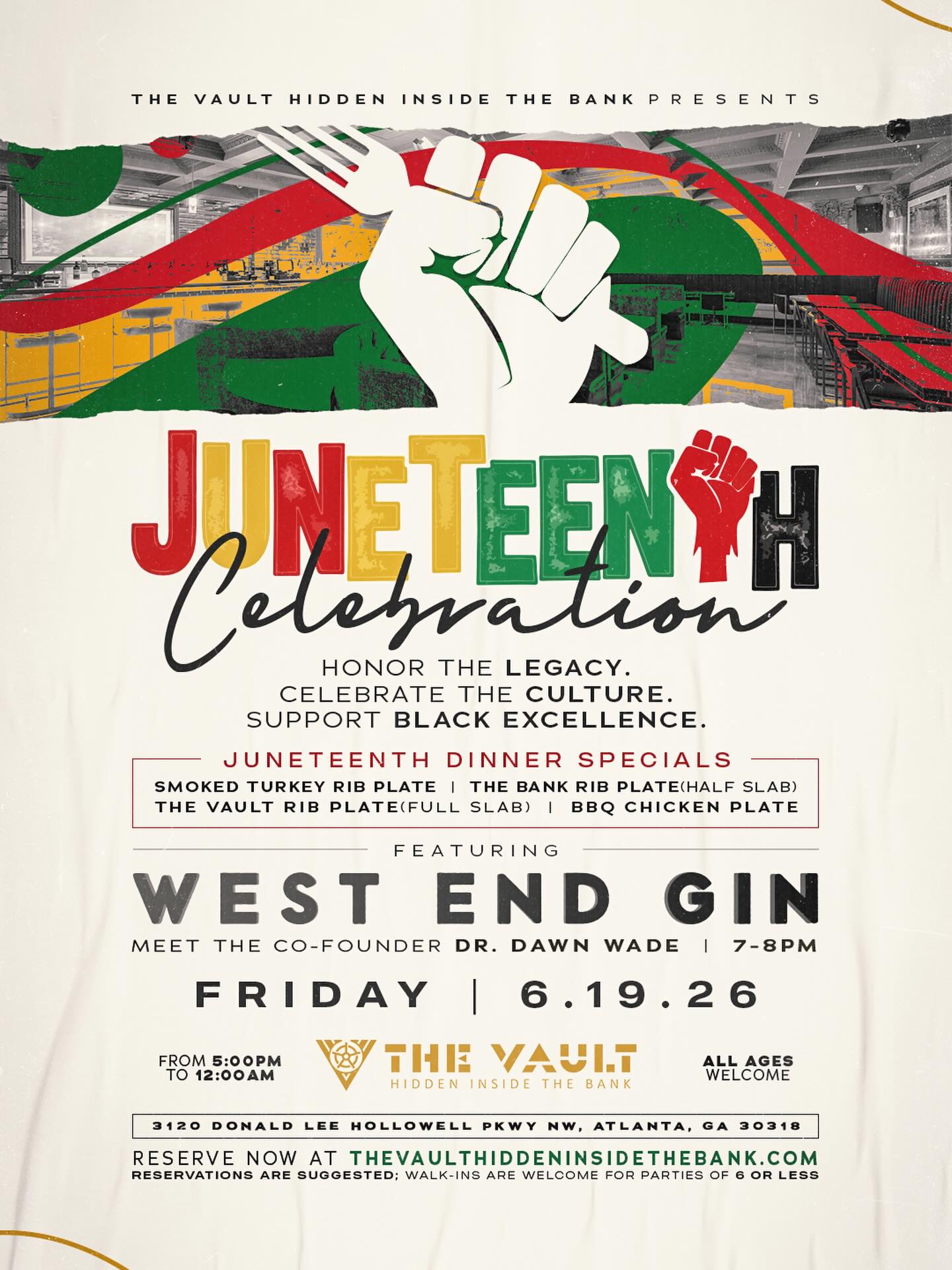 Juneteenth Celebration at The Vault Hidden Inside The Bank