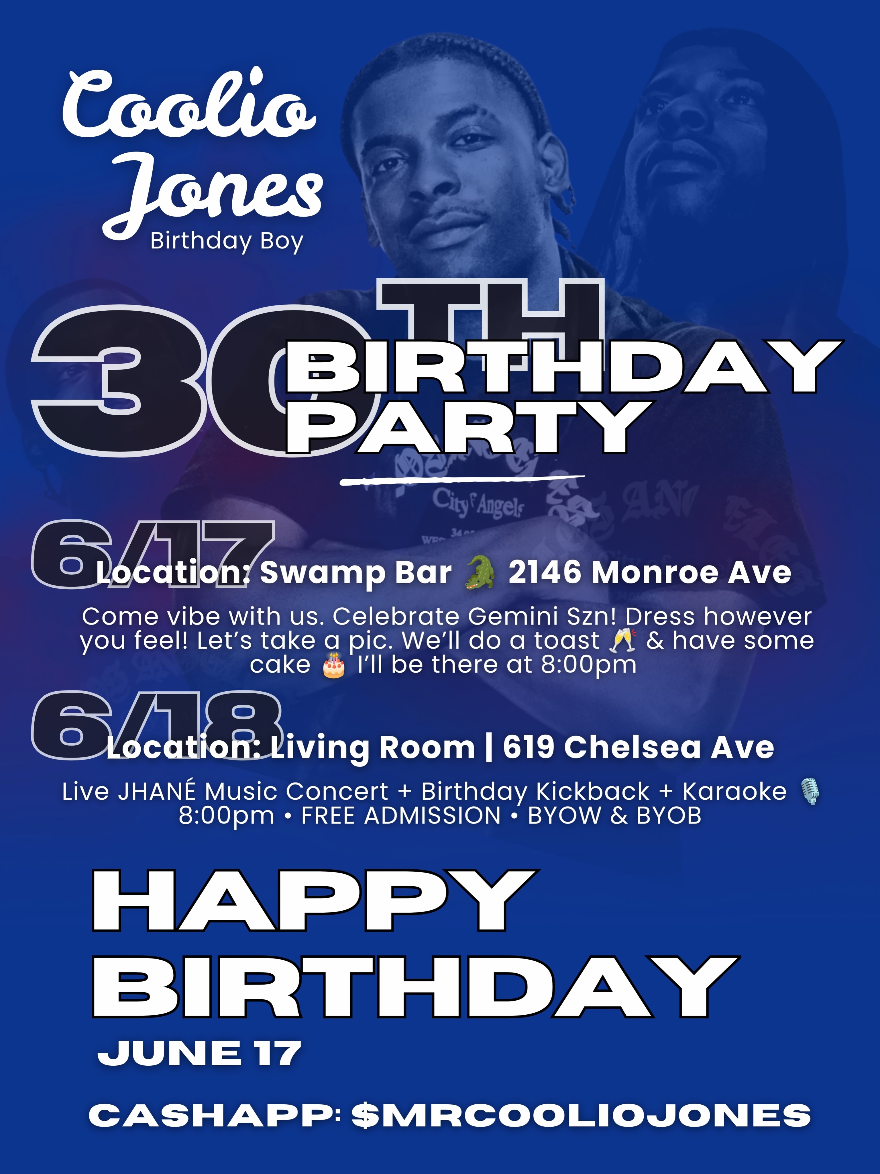 Coolio Jones 30th Birthday Party