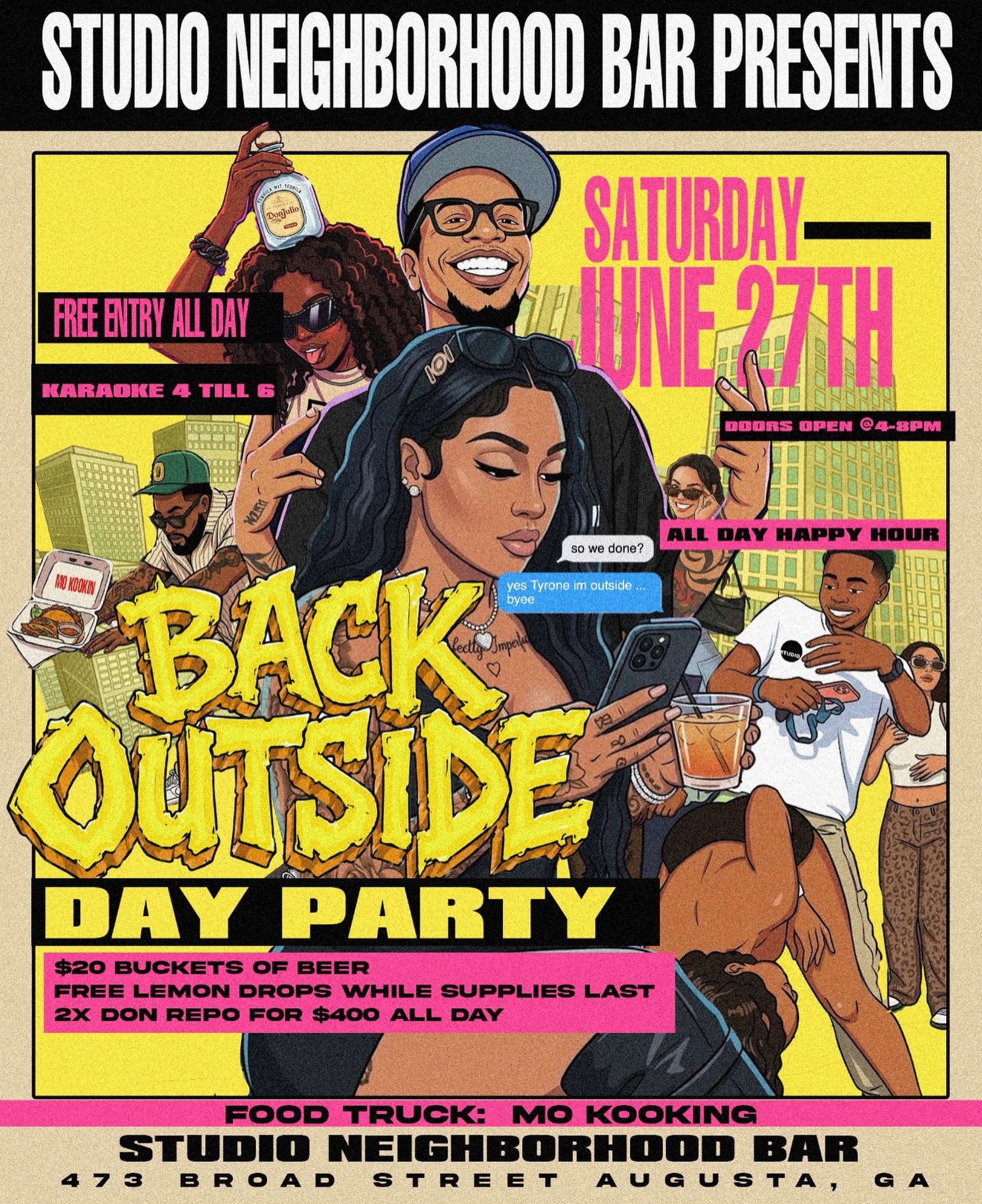 Back Outside Day Party