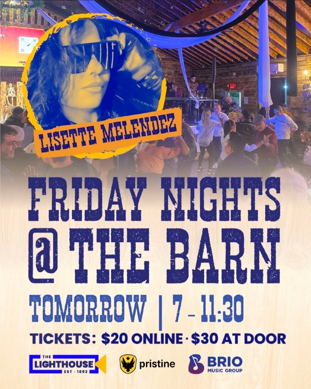 Friday Nights @ The Barn featuring Lisette Melendez