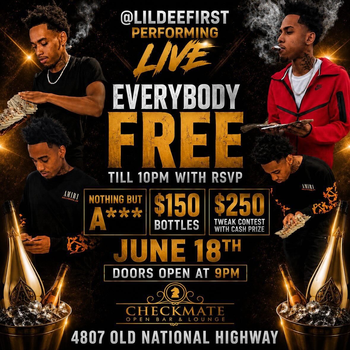 @LilDeeFirst Performing Live – Everybody Free