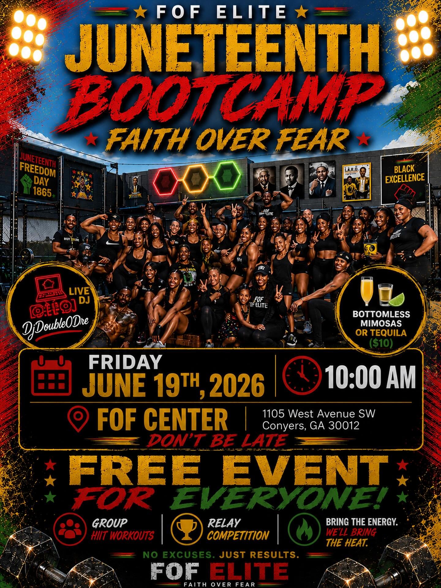 FOF Elite Juneteenth Bootcamp: Faith Over Fear