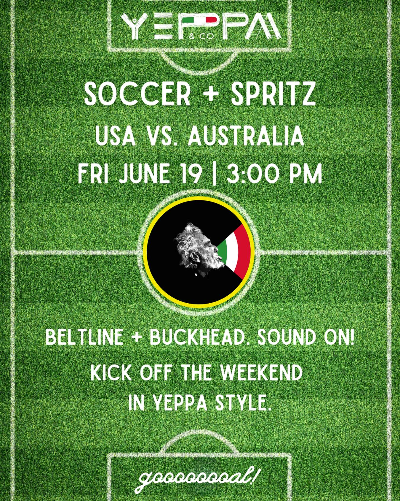 Soccer + Spritz: USA vs. Australia