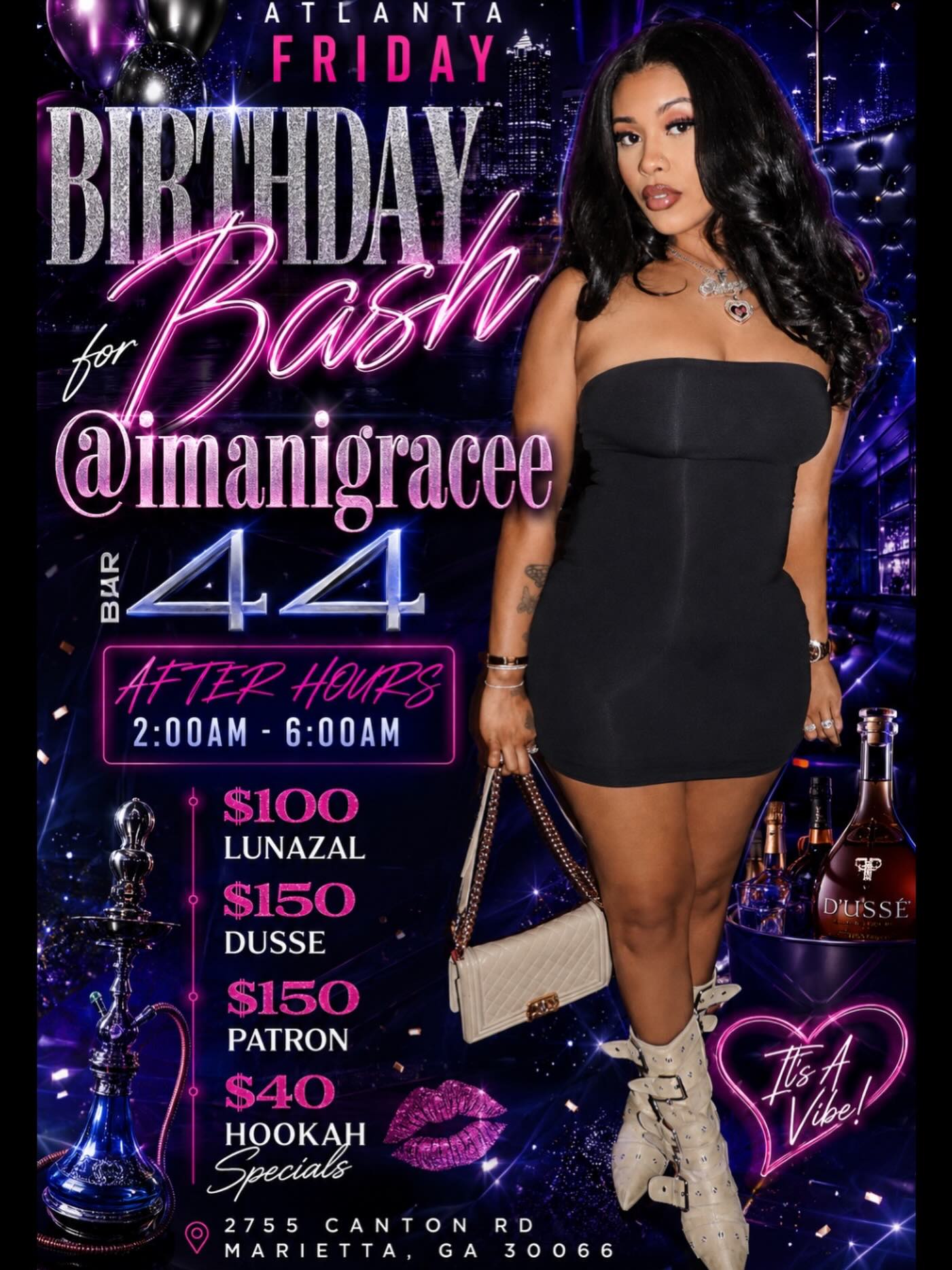 Atlanta Friday Birthday Bash for @imanigracee