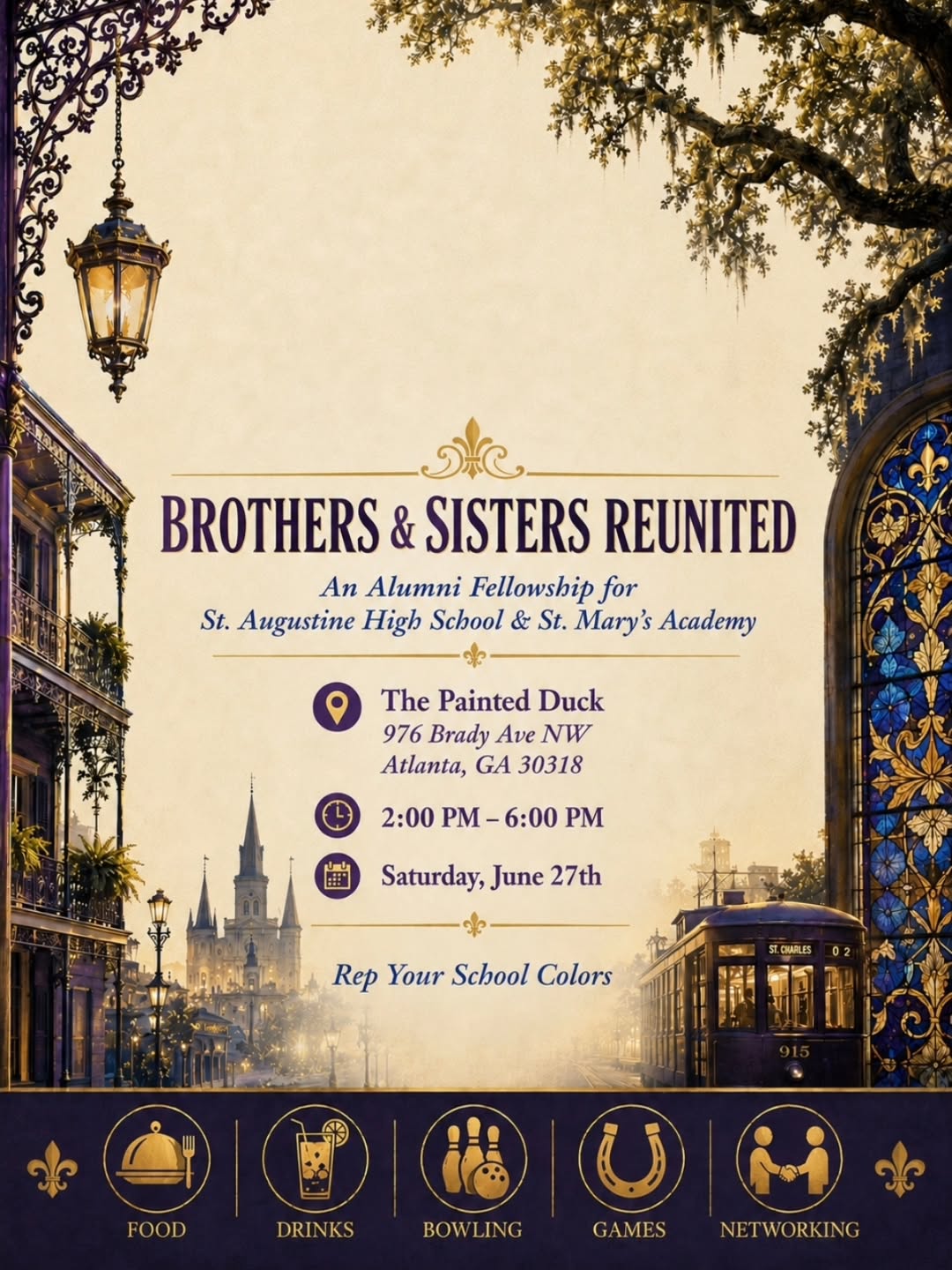 Brothers & Sisters Reunited: An Alumni Fellowship for St. Augustine High School & St. Mary's Academy