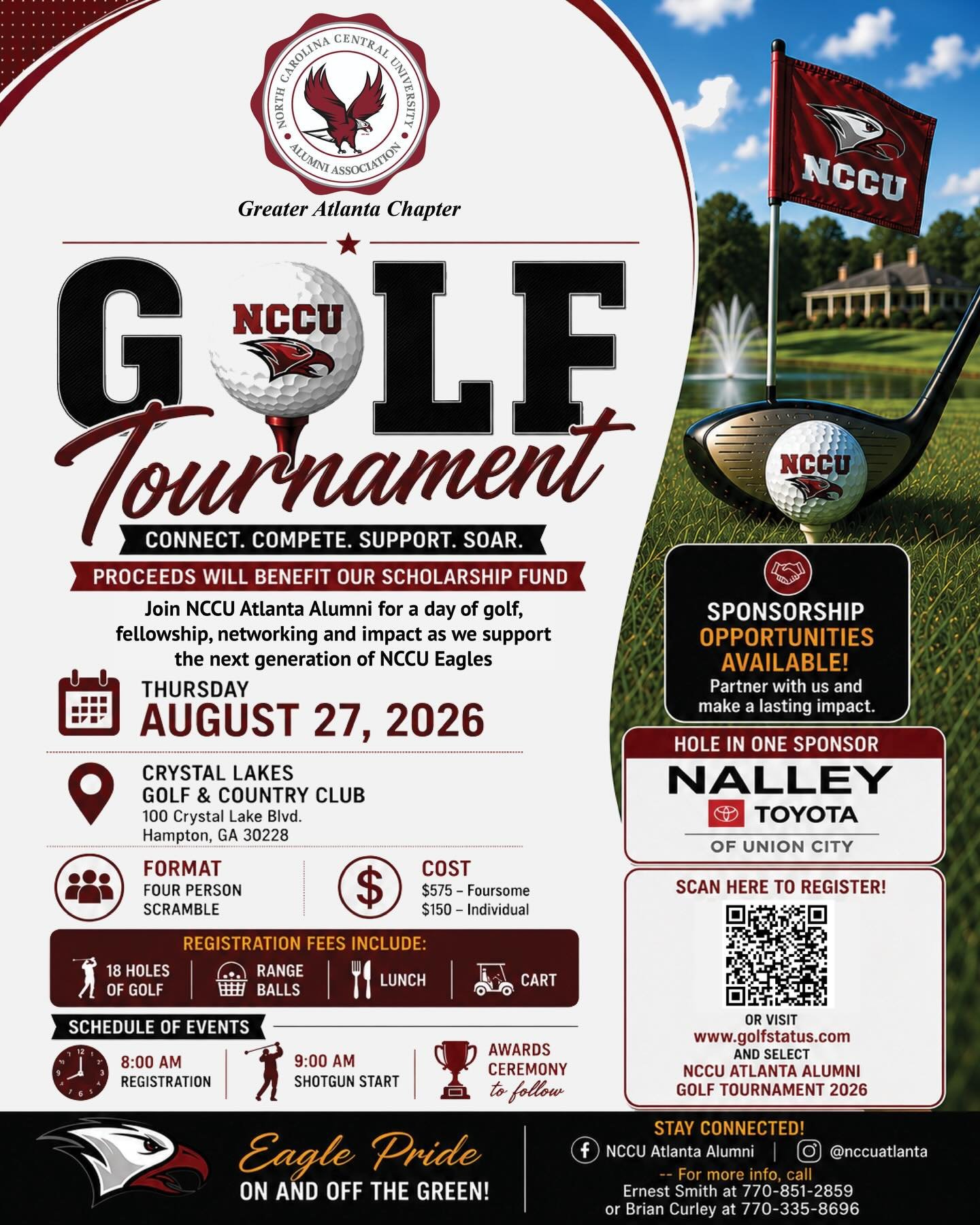 NCCU Atlanta Alumni Golf Tournament 2026