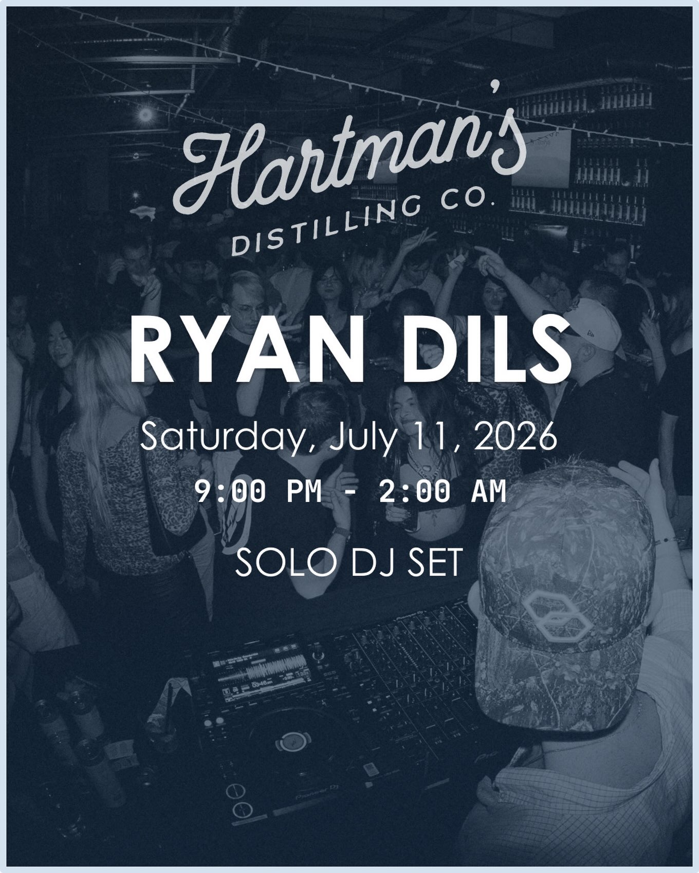 Ryan Dils Solo DJ Set at Hartman's Distilling Co.