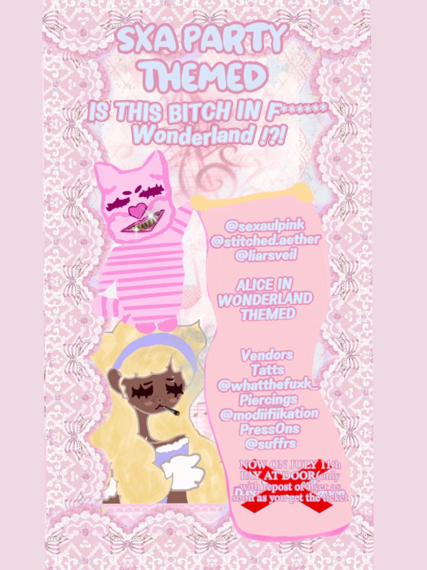 SXA Party Themed: Is This Bitch in F****** Wonderland?!